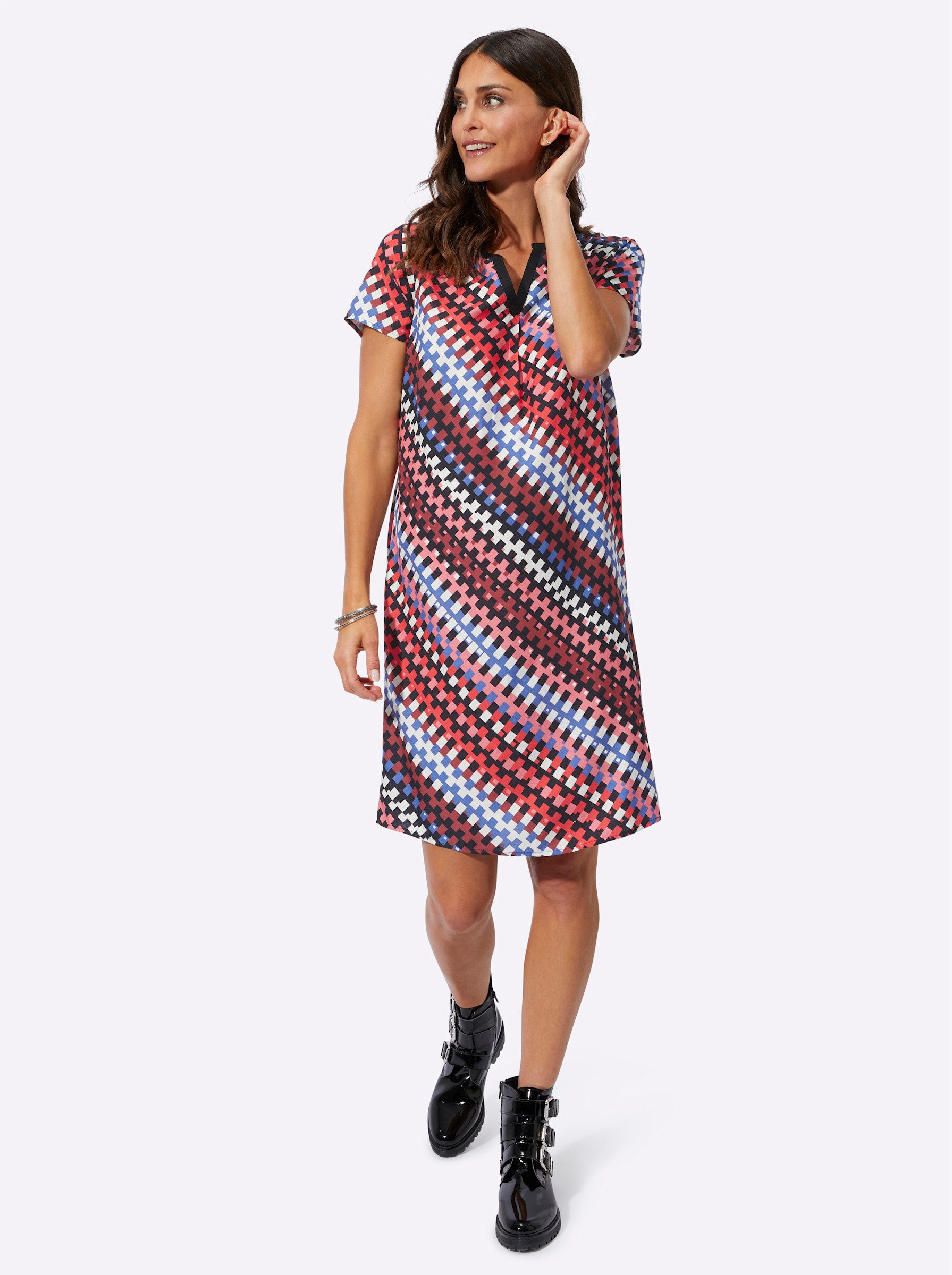 Etuikleid Druckkleid