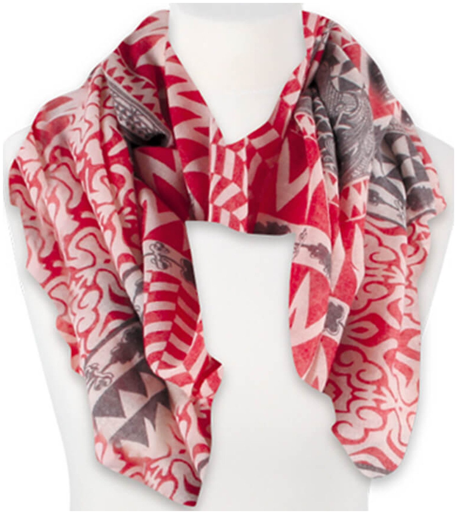 chic4home Schal Voyage Vibes, (1-St. 1-teilig), Damen langer Schal Ornament günstig online kaufen