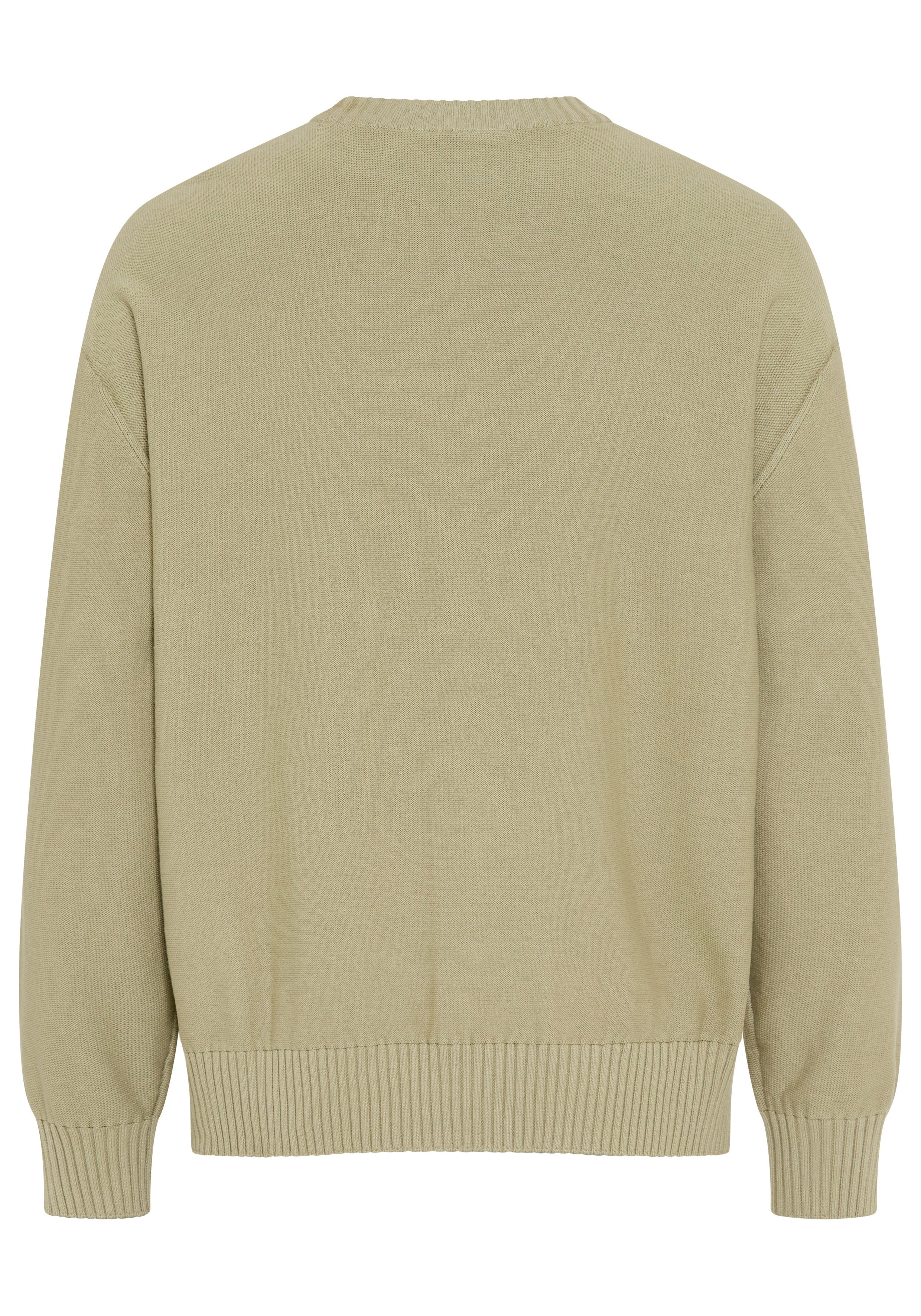 HUGO Blue Strickpullover Relaxed Fit, Rundhalsausschnitt, softe Strickqualität