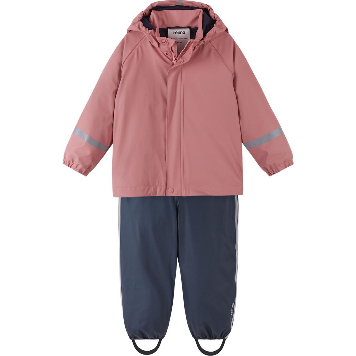 reima Hardshelljacke Tipotella Zweiteiliger, wasserdichter Regenanzug für Kinder mit verstellbaren