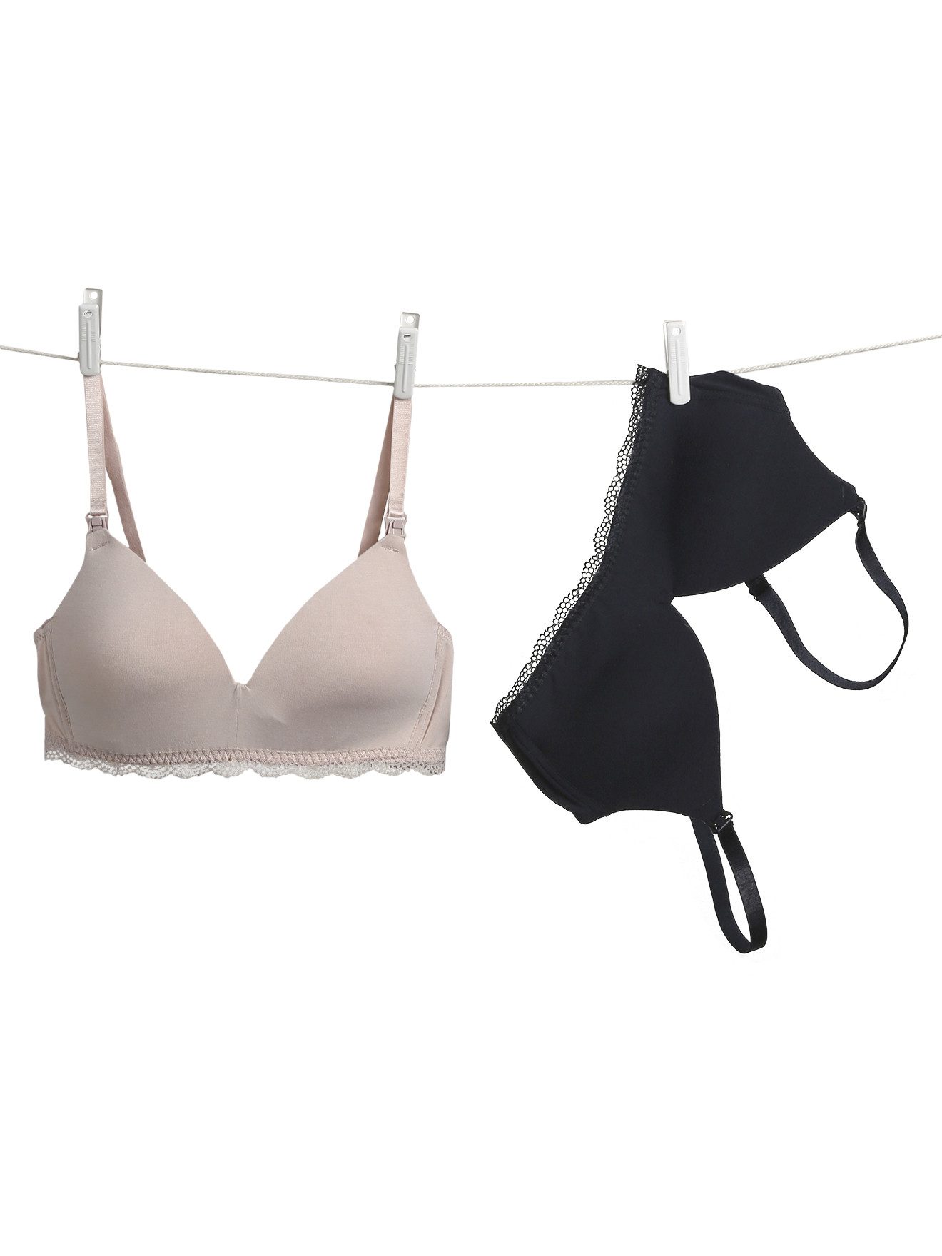 vertbaudet Still-BH bügellose Still-BHs aus Bambusviskose 2er-Pack günstig online kaufen