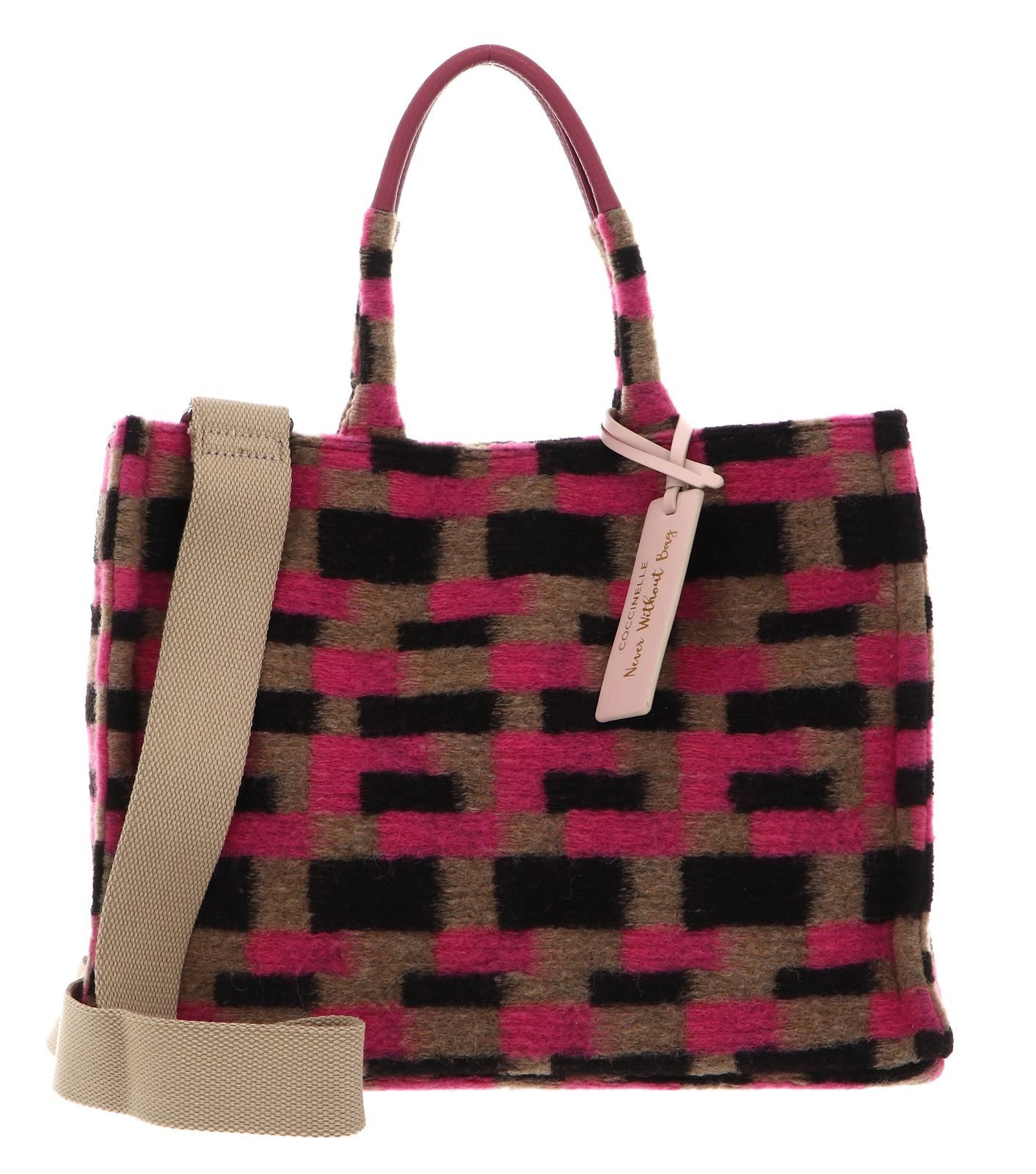 COCCINELLE Shopper Preppy Grained Leather Shopper