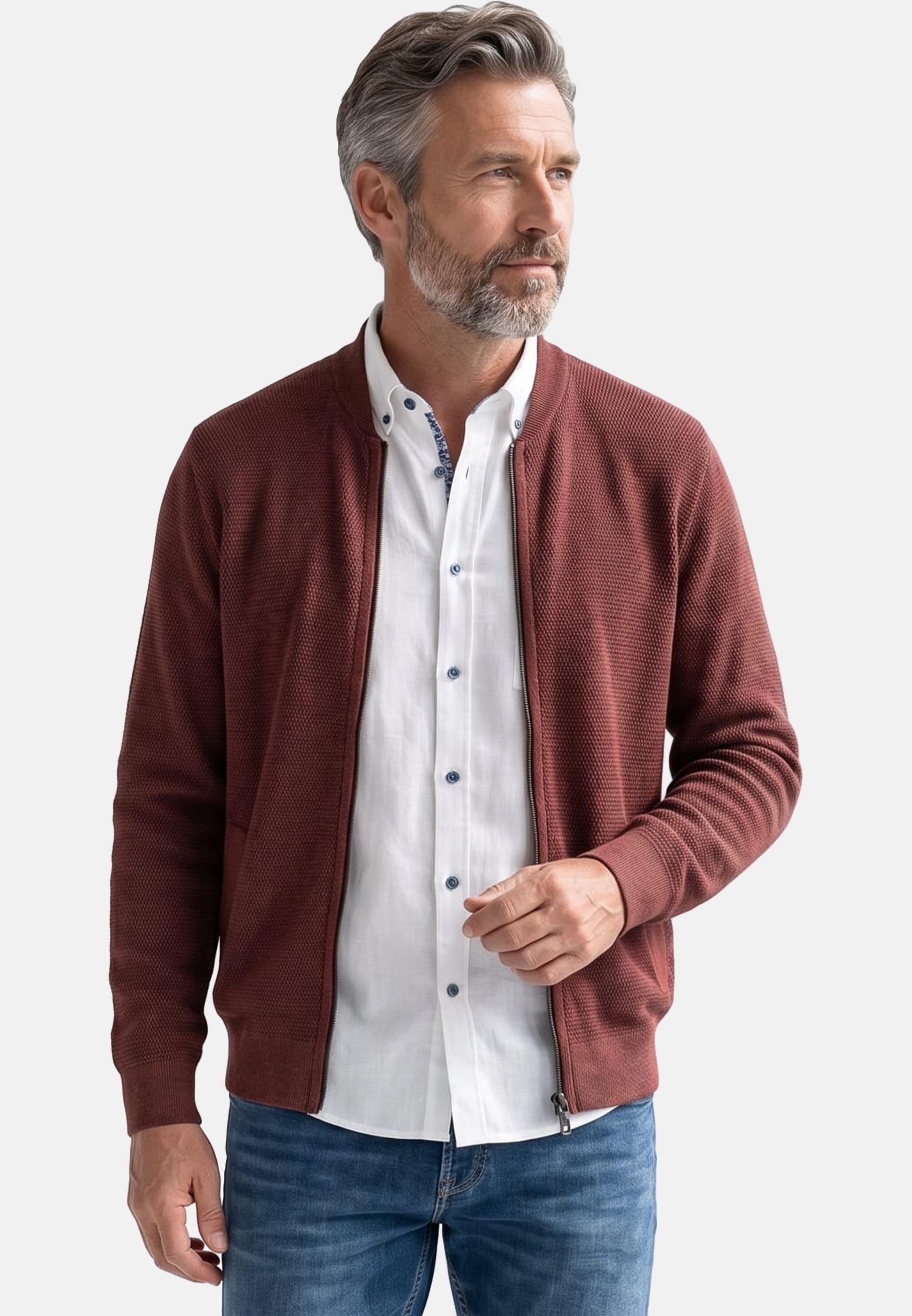 CASAMODA Strickjacke Basic (1-tlg) Strickjacke - Baumwolle - Atmungsaktiv