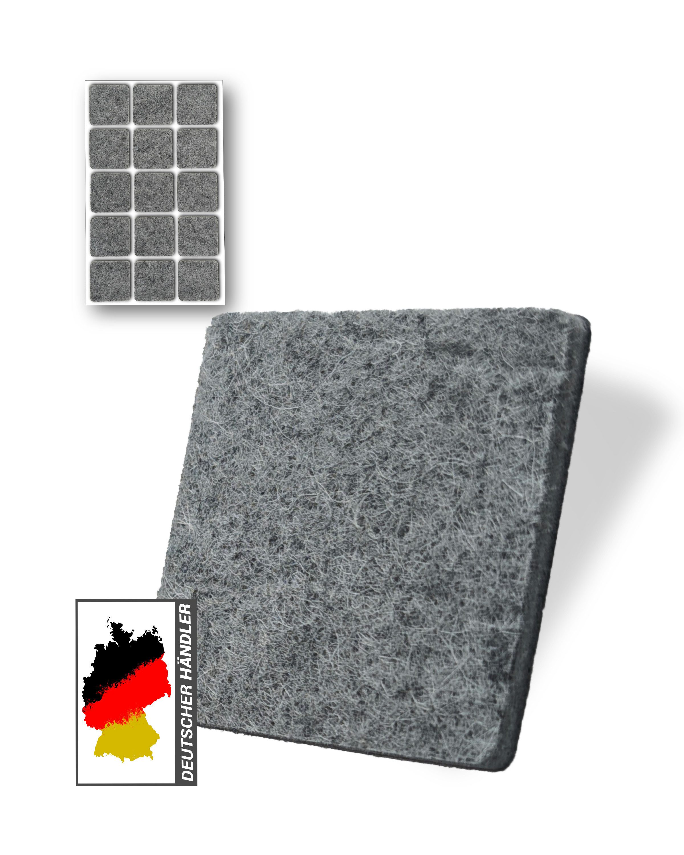 Trevendo Filzgleiter Filzgleiter Selbstklebend, (15 St)