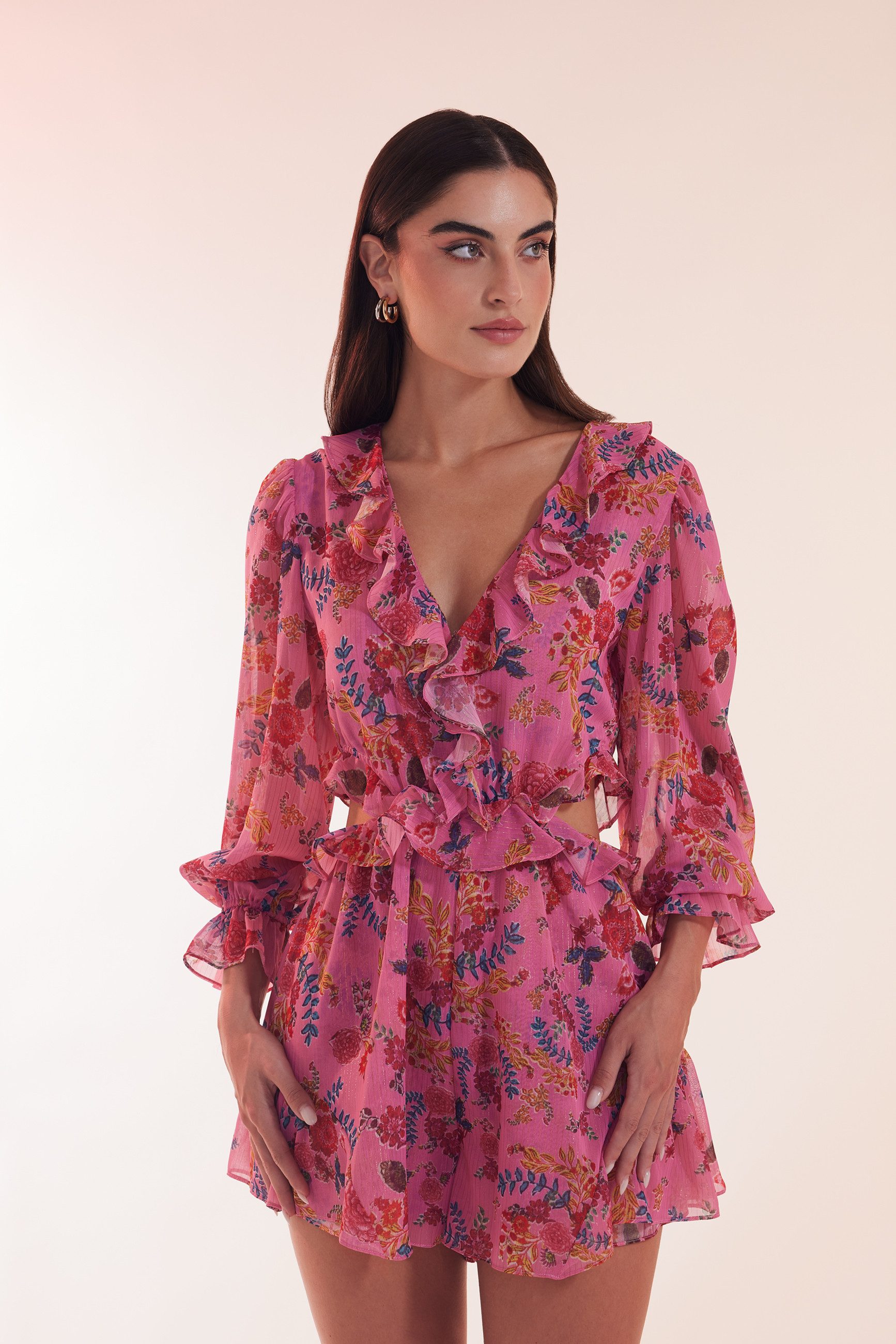 ADLYSH Jumpsuit Jumpsuit Dahlia Flowers