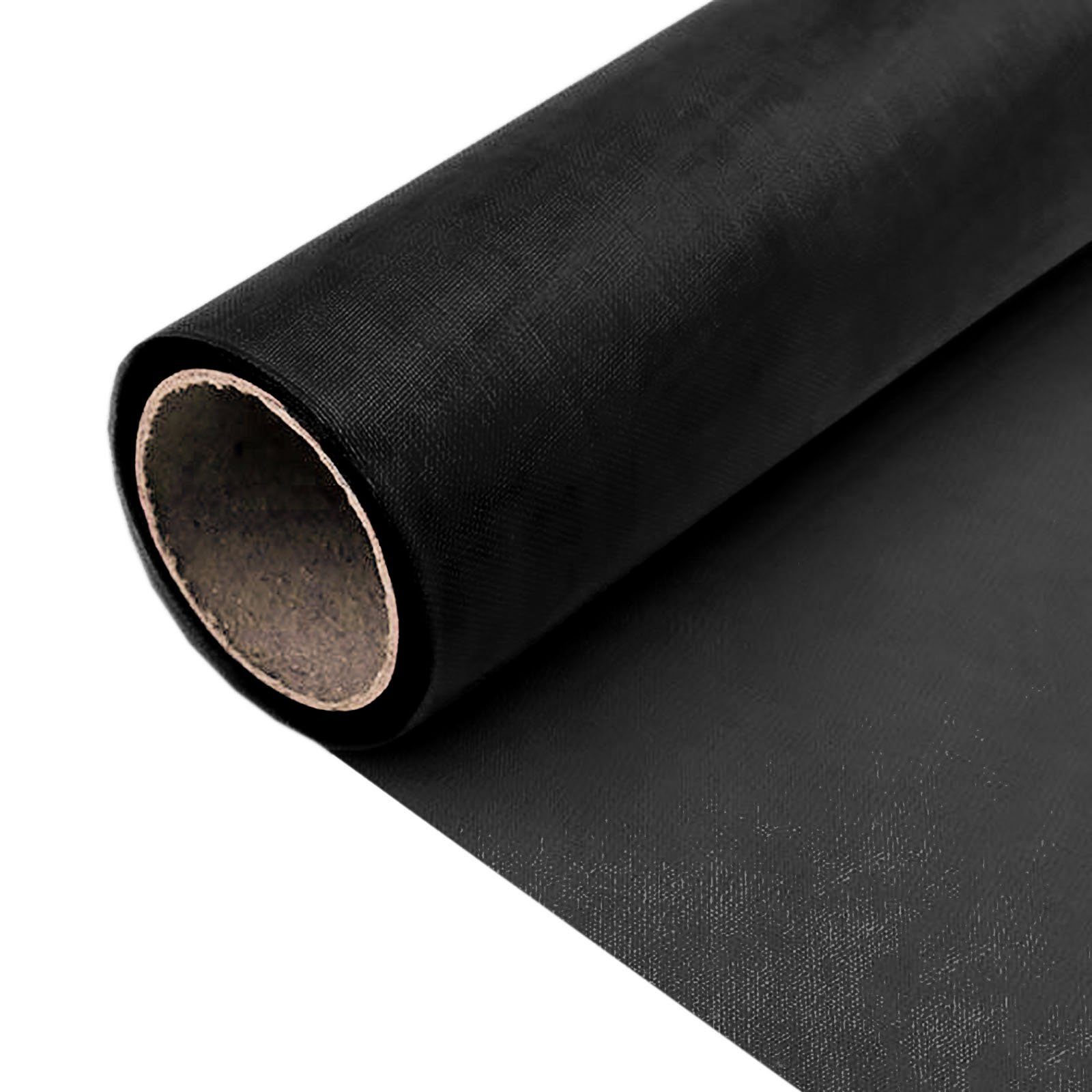 maDDma Stoff 9m Organzaband auf Rolle, schwarz