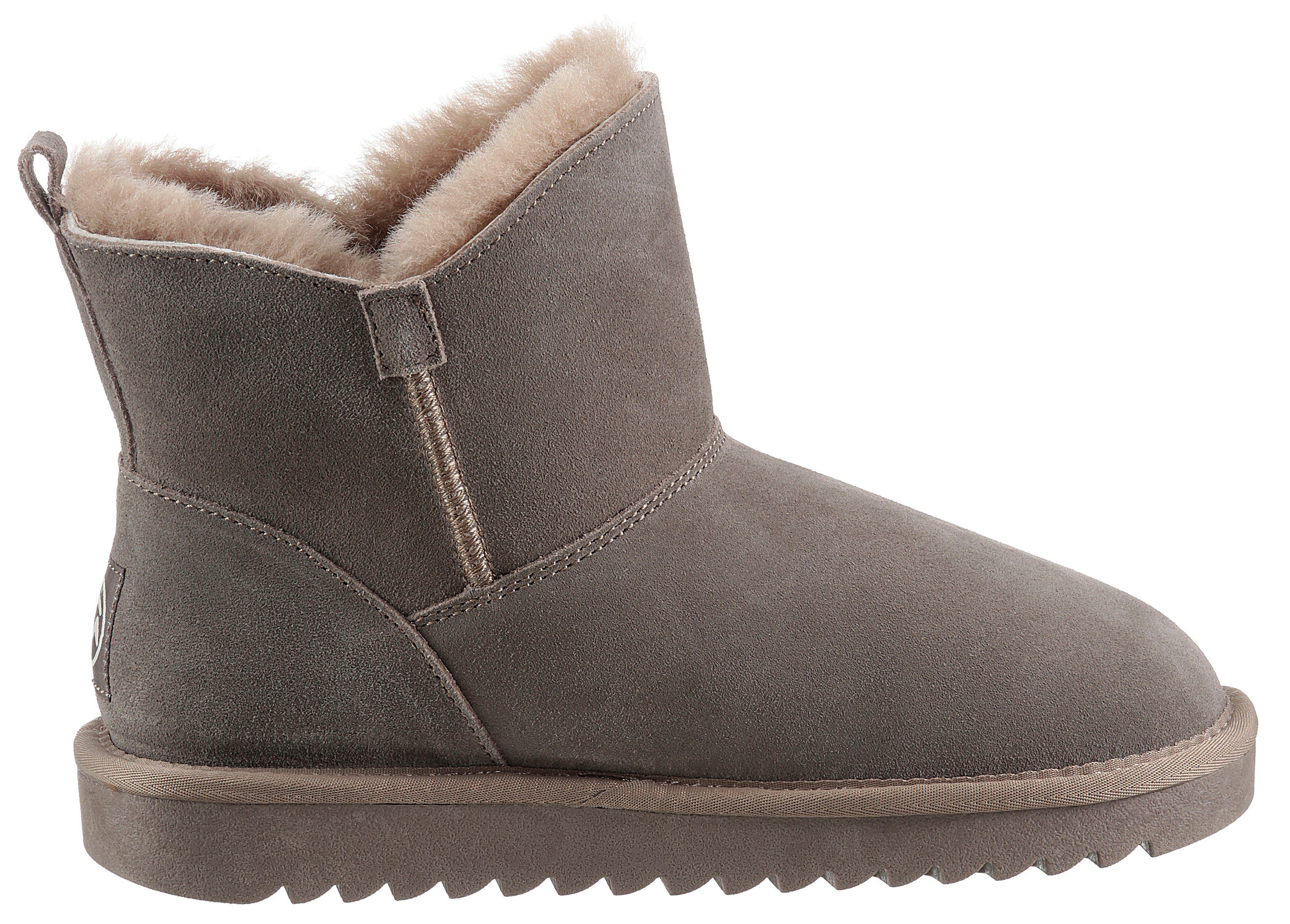Ara ALASKA Short Zip Winterboots Stiefel aus echtem Lammfell mit Reißverschluss, G-Weite (weit)