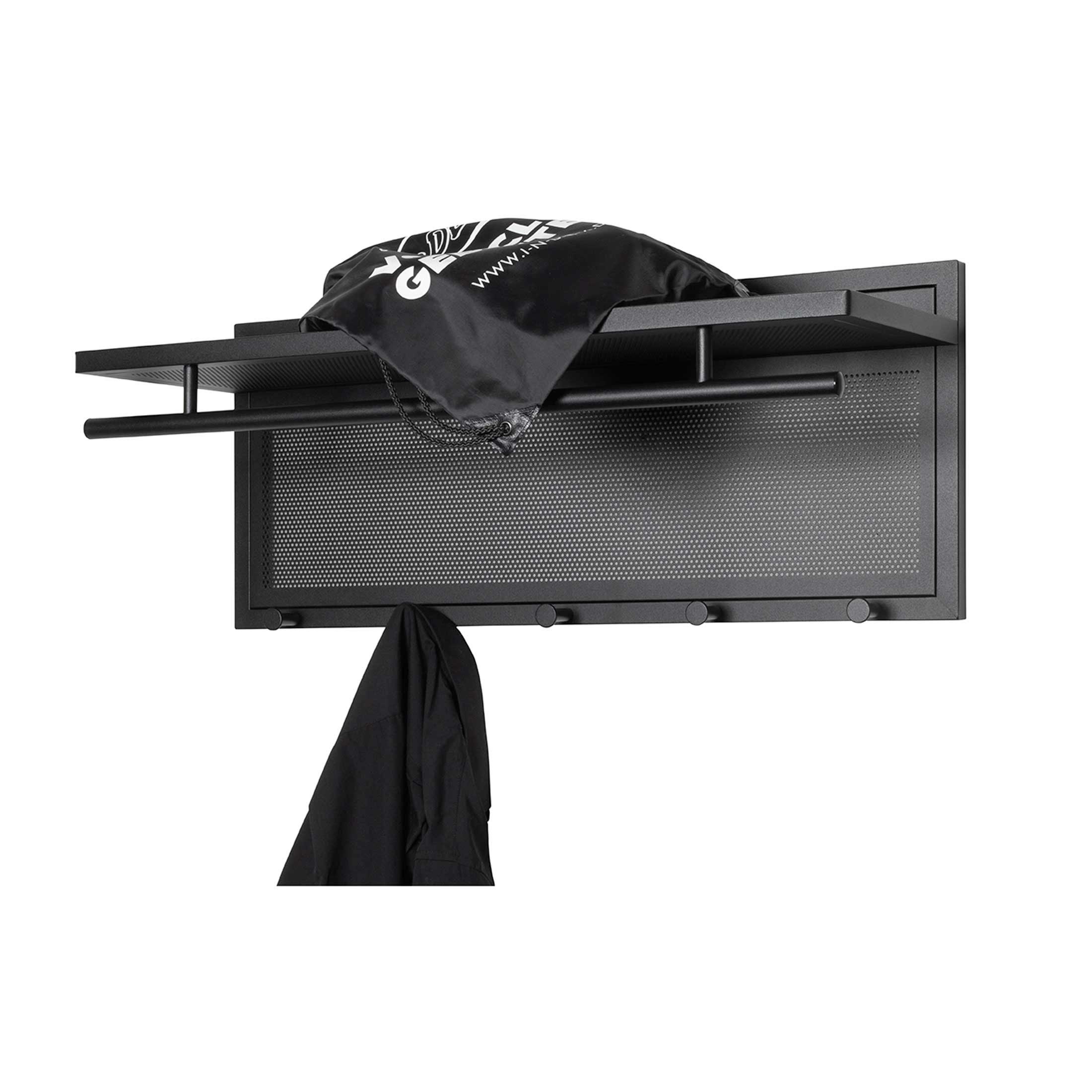 HAKU Wandgarderobe (1 St), Metall schwarz günstig online kaufen