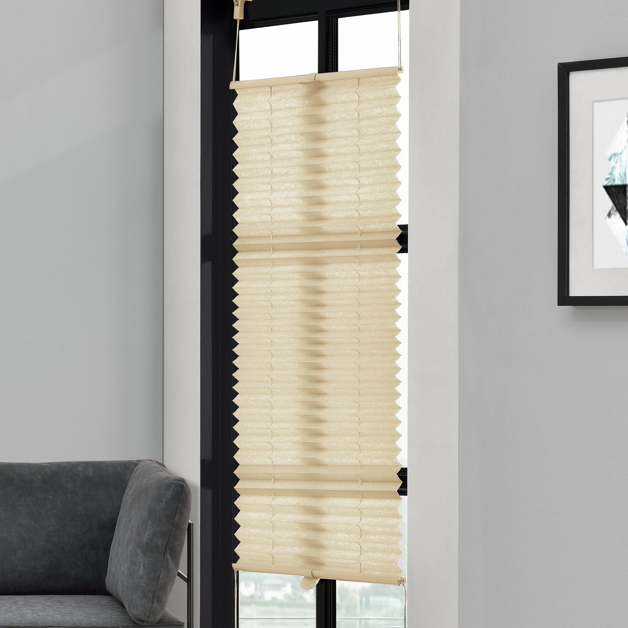 neu.haus Plissee, Lichtschutz, ohne Bohren, Klemmmontage, günstig online kaufen