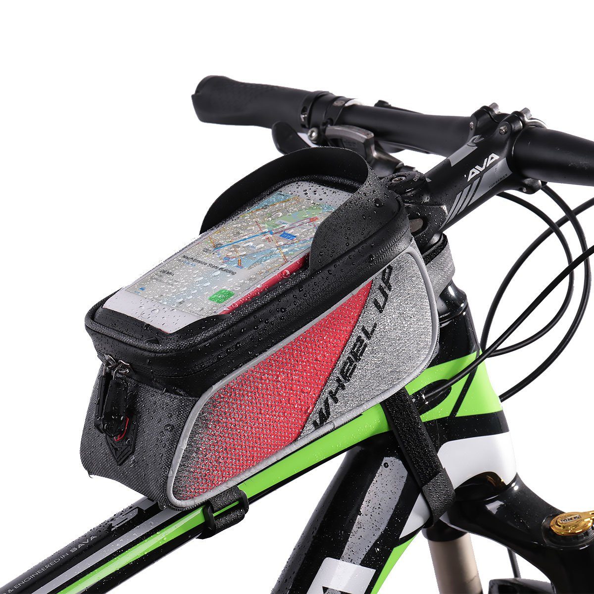 Fahrradtasche Fahrrad-Rahmentasche Handyhalterung E-Bike Smartphone Halterung MTB