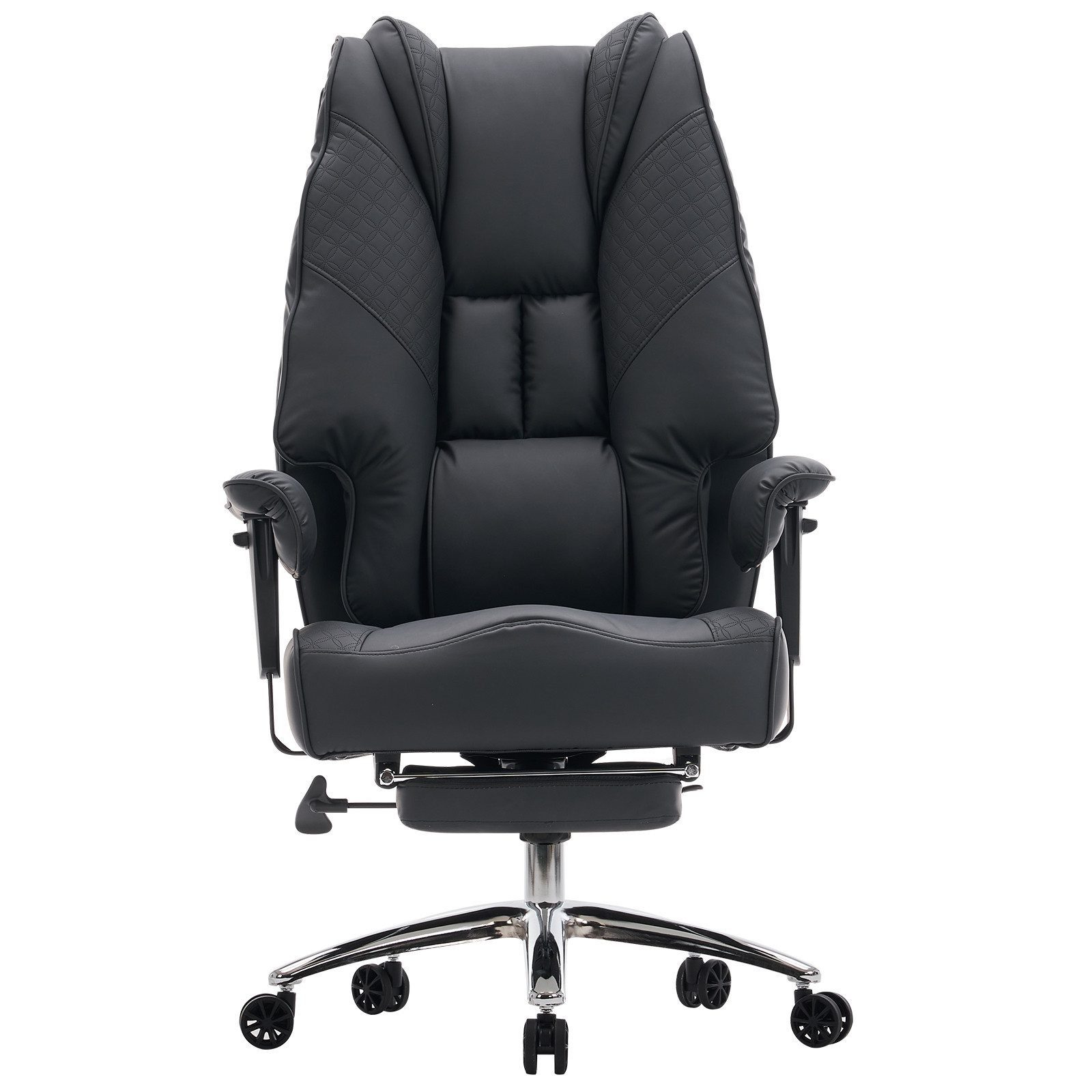 EFOMAO Chefsessel Extra Breit+Stabil, Hochlehner mit Fußstütze Leder, Verst günstig online kaufen
