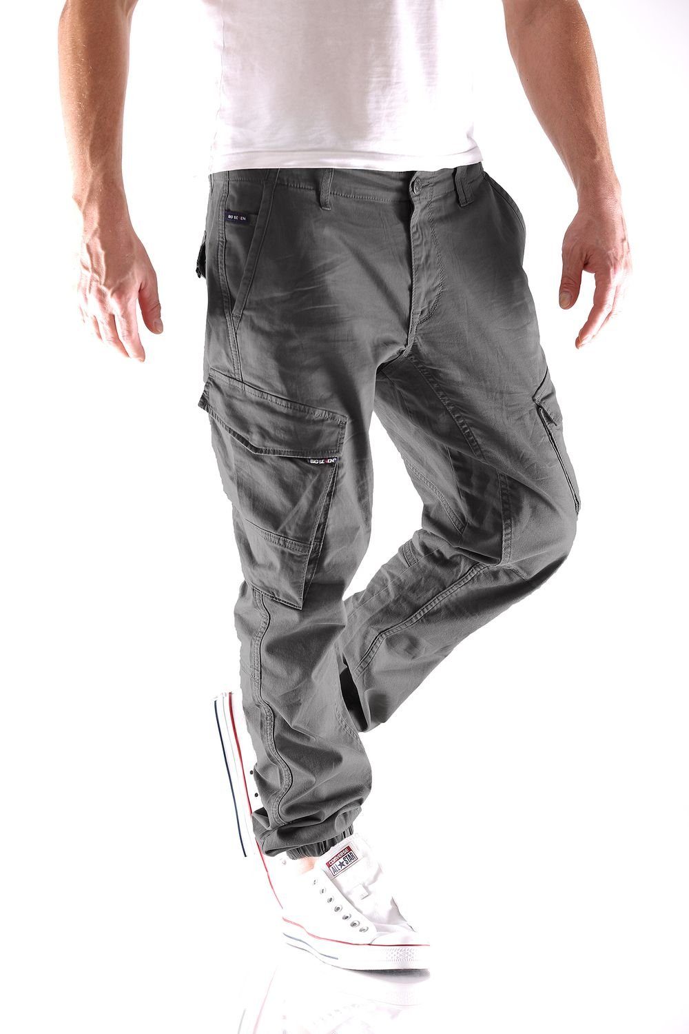 Big Seven Cargojeans Big Seven Ben Straight Tapered Herren Cargo Hose günstig online kaufen
