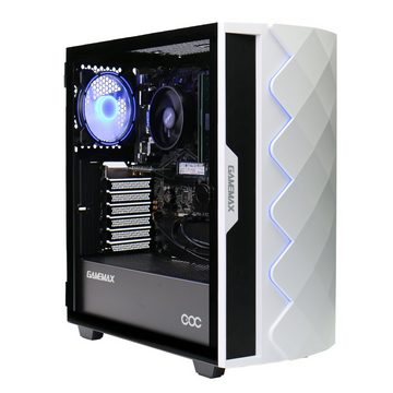 GAMEMAX Multimedia-PC Diamond WT 6981 PC (AMD Ryzen 5 5600G, 16 GB RAM, 2000 GB SSD, Luftkühlung, Windows 11)