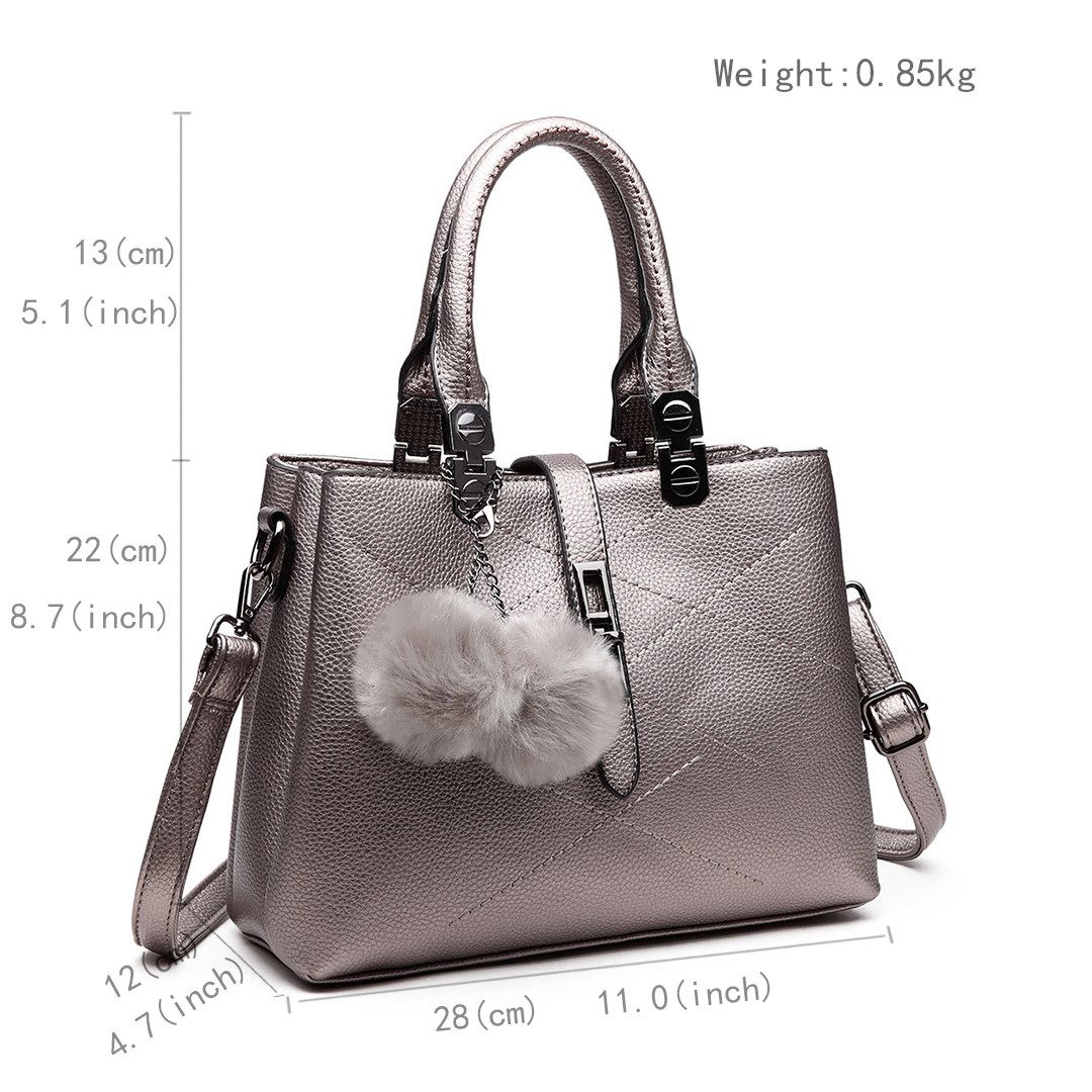 Miss Lulu Umhängetasche Schultertasche im Leder-Look mit mehreren Fächern u günstig online kaufen