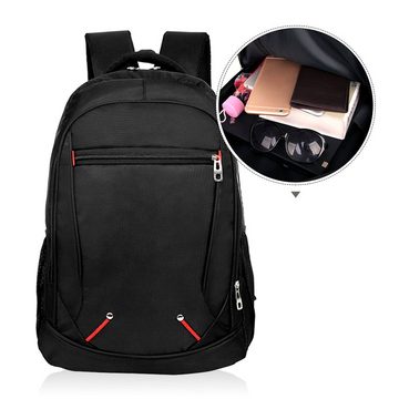 Bedee Rucksack Rucksack Herren 30L Damen Wasserdicht Reiserucksack Schulrucksack (1-tlg), Unisex Backpack für Ausflüge, Uni, Schule, Schwarz