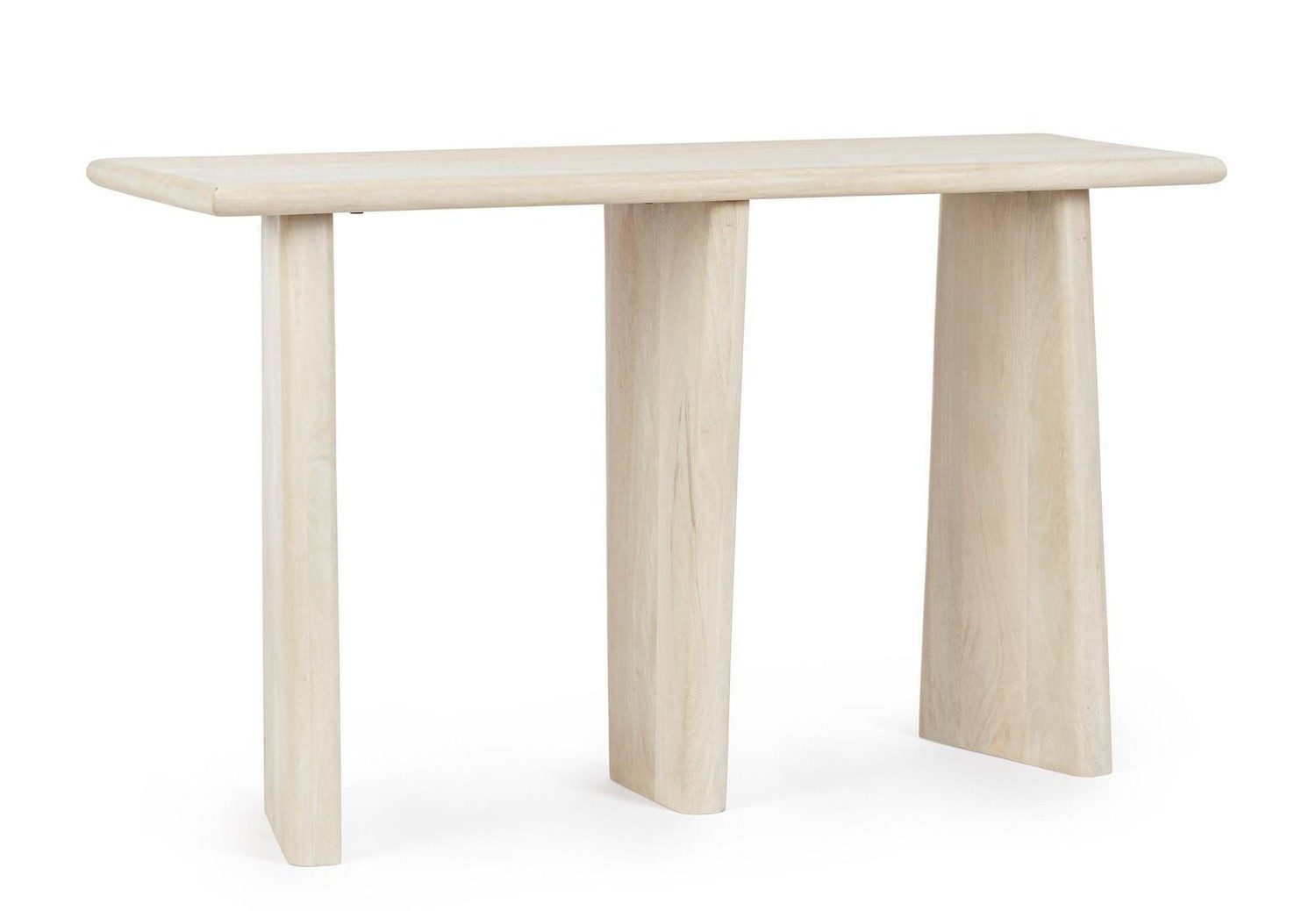 Natur24 Beistelltisch Zacatecas Konsolentisch 130 x 40 x 75 cm Mangoholz Natur