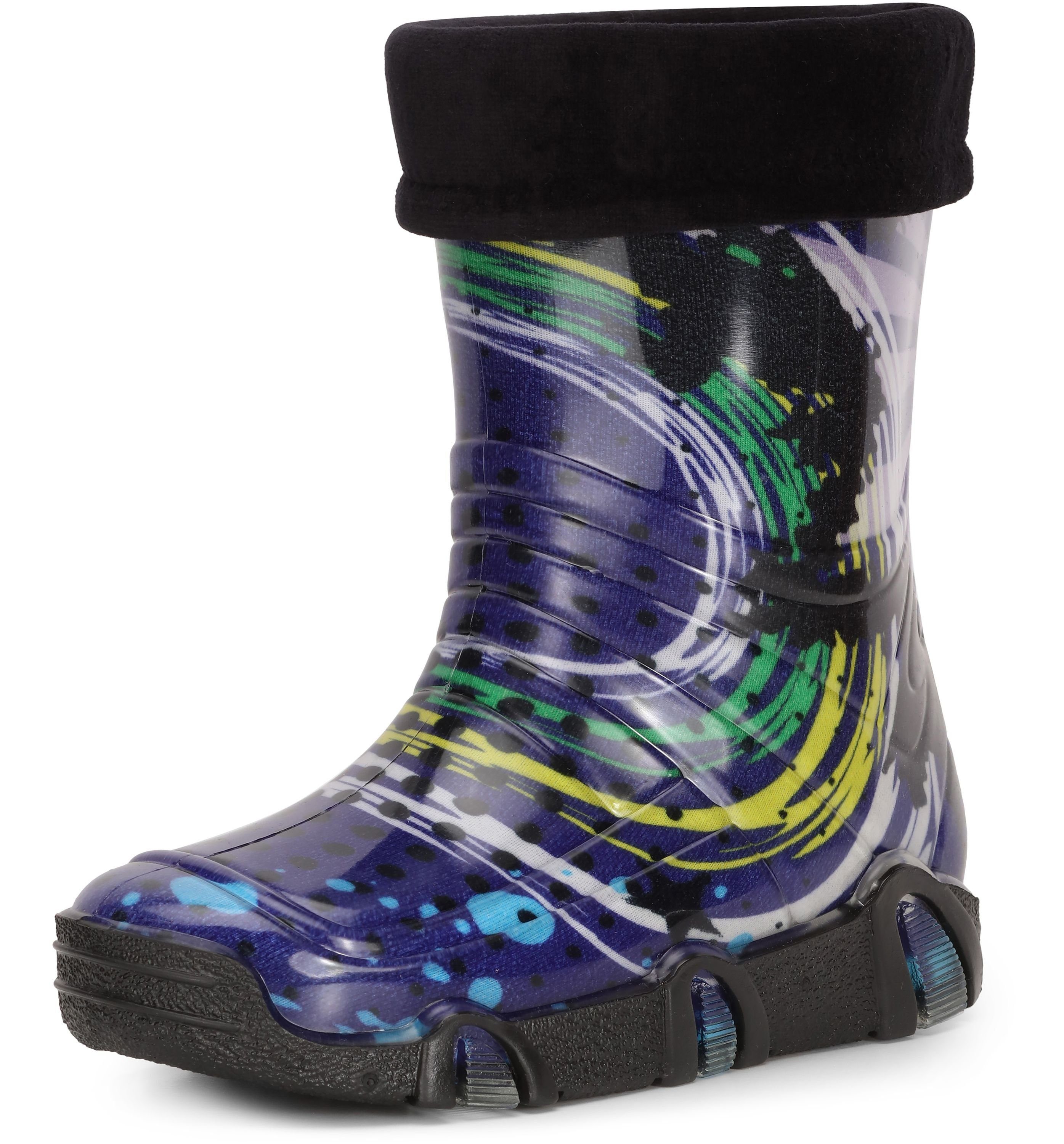 Marineblau Muster-35