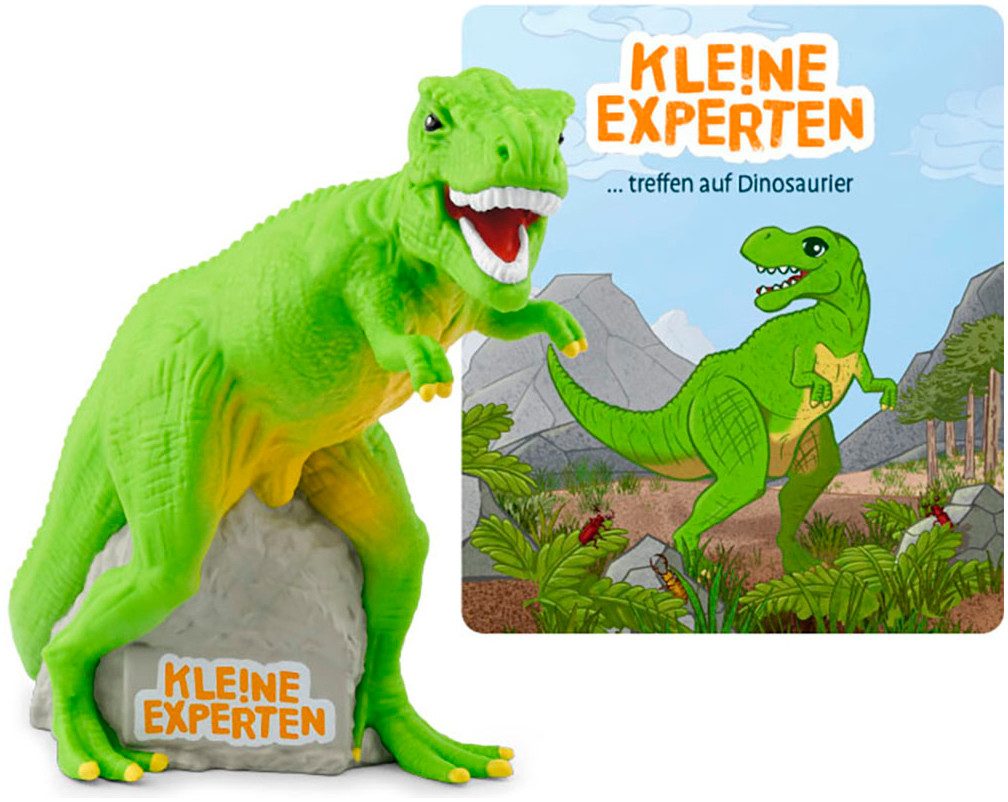 Hörspielfigur KLE!NE EXPERTEN treffen auf Dinosaurier