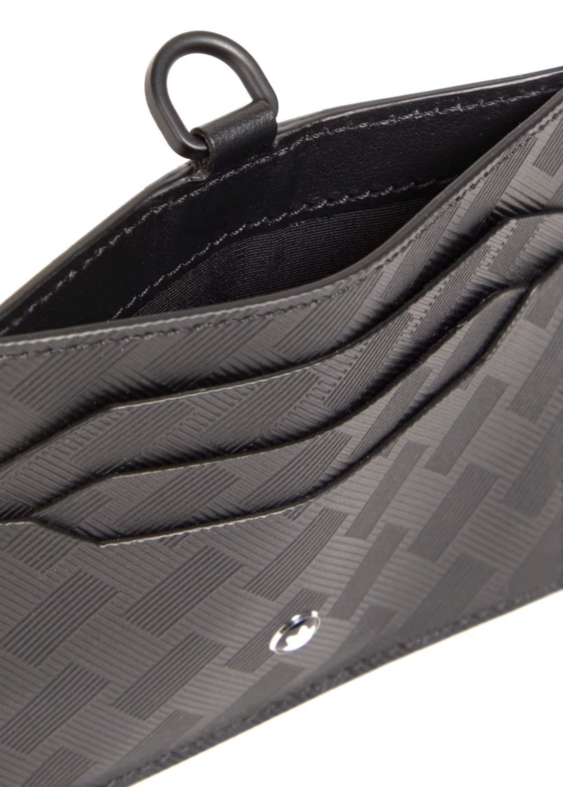 MONTBLANC Kartenetui Extreme 3.0 Leder Tasche Geldbörse (1-tlg), Extreme 3.0 Design mit geprägter Struktur