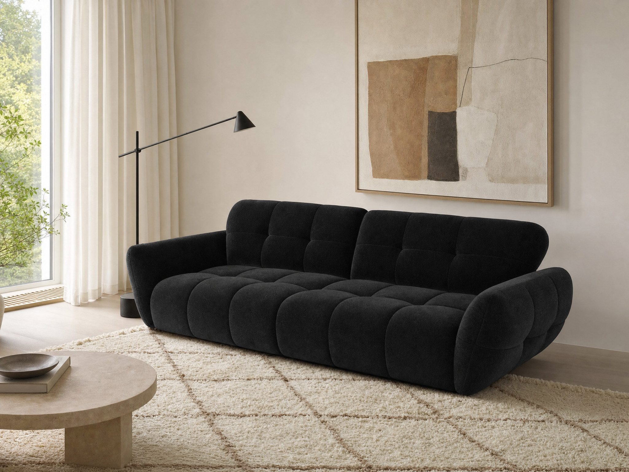 foamnova Big-Sofa Vannes, B 312 cm, als Dauerschläfer nutzbar, Giga-Sofa, Loungesofa, sehr breit und komfortabel