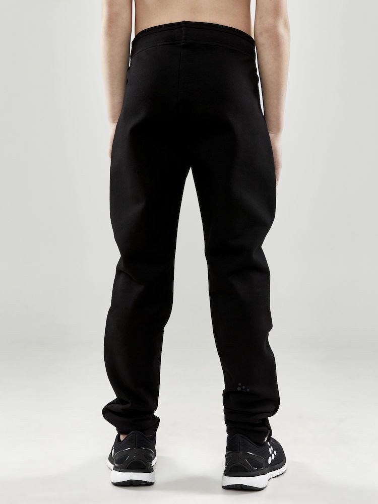 Craft Sweatpants Freizeithose Core Soul Zip (weiches Material) lang schwarz Kinder