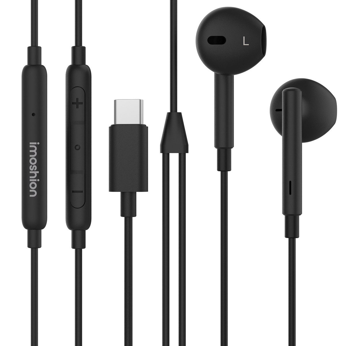 imoshion imoshion Kopfhörer - Kabelgebundene Kopfhörer - Mit USB-C Anschluss - In-Ear-Kopfhörer