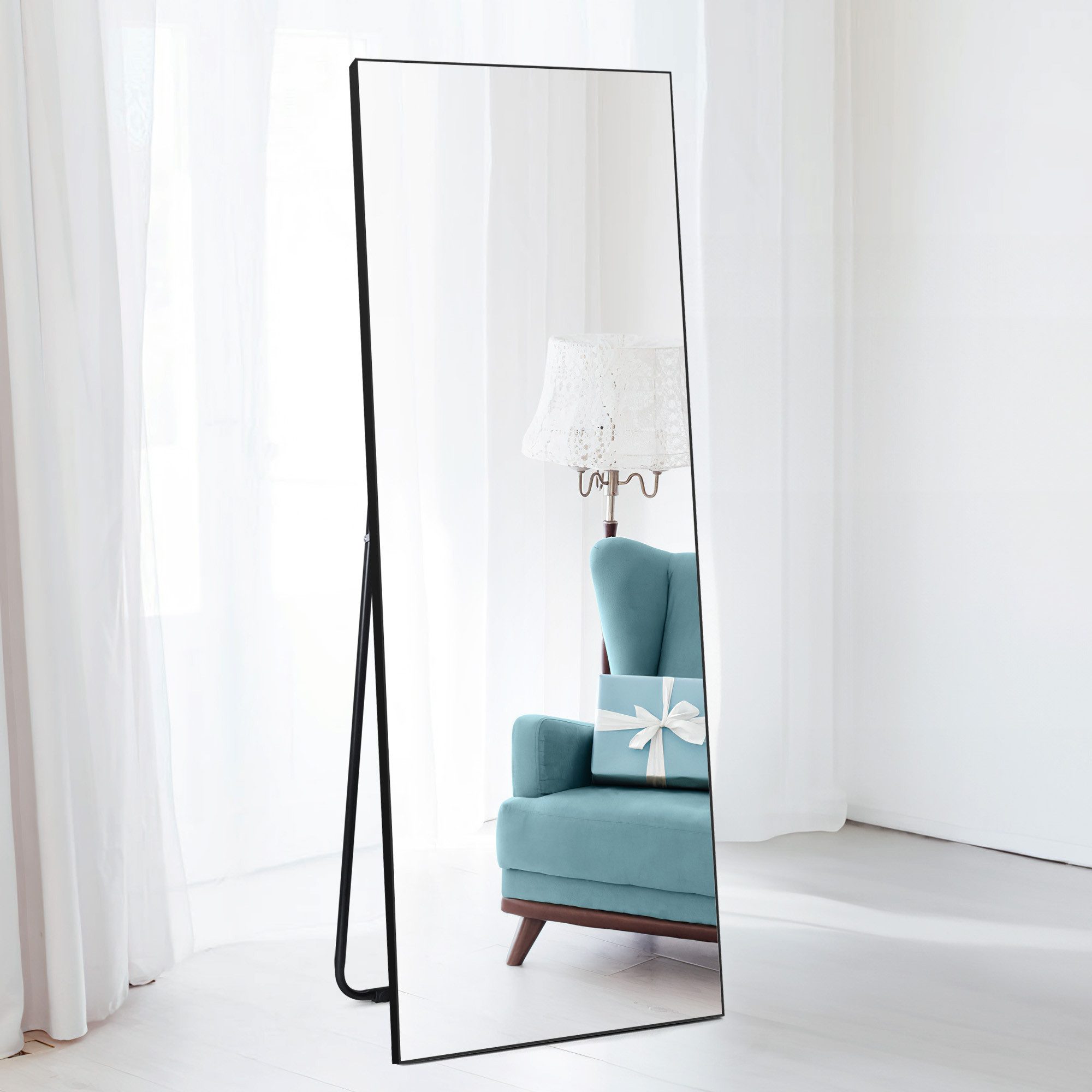 HORLIMER Ganzkörperspiegel Flexibler Standspiegel Wandspiegel, Klare Sicht, günstig online kaufen