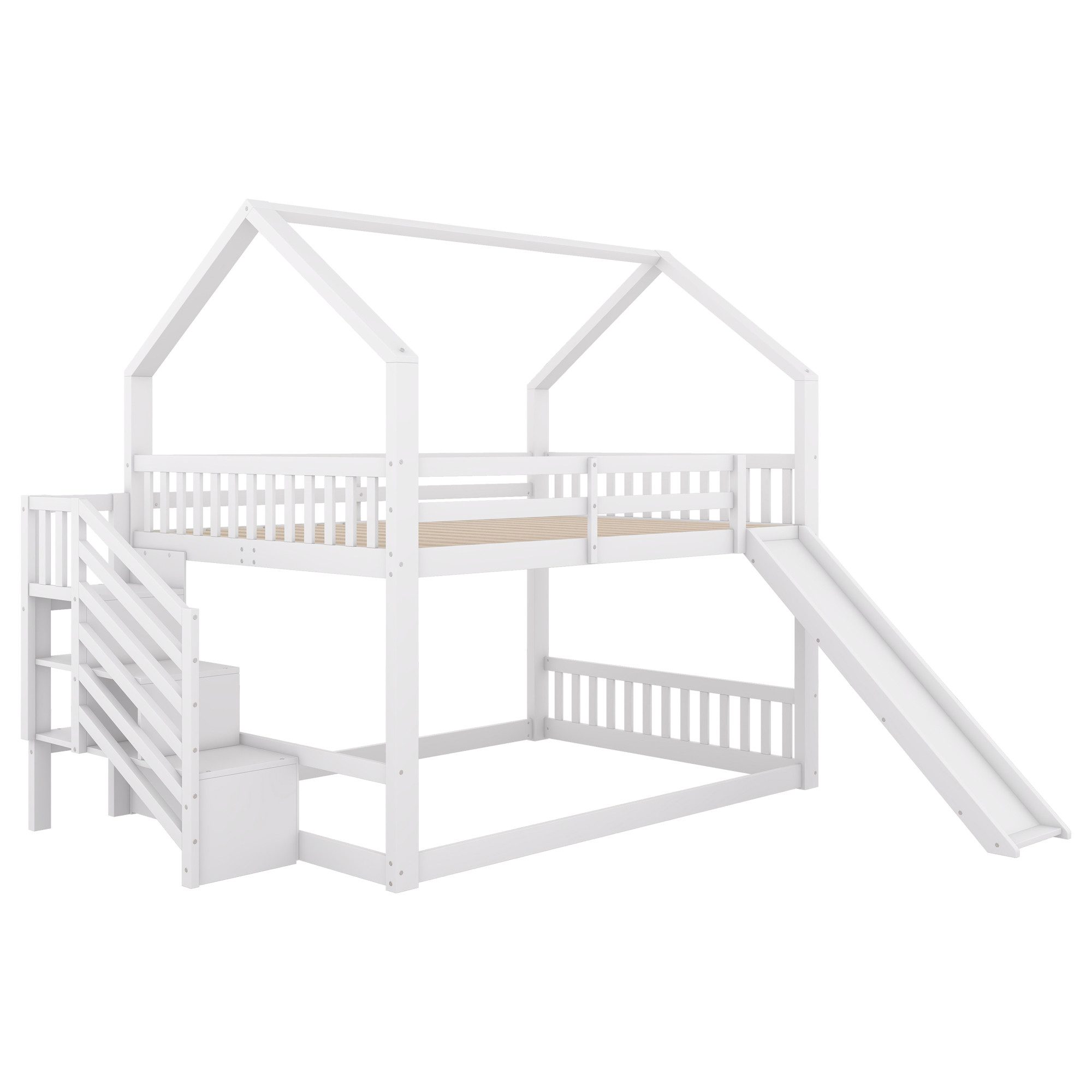TavilaEcon Etagenbett Kinderbett Jugendbett Hausbett mit günstig online kaufen