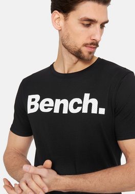 Bench. T-Shirt Shirt Unifarbenes Kurzarm T-Shirt LEANDRO