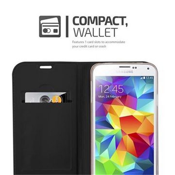 Cadorabo Handyhülle Samsung Galaxy S5 / S5 NEO Samsung Galaxy S5 / S5 NEO, Klappbare Handy Schutzhülle - Hülle - mit Standfunktion und Kartenfach