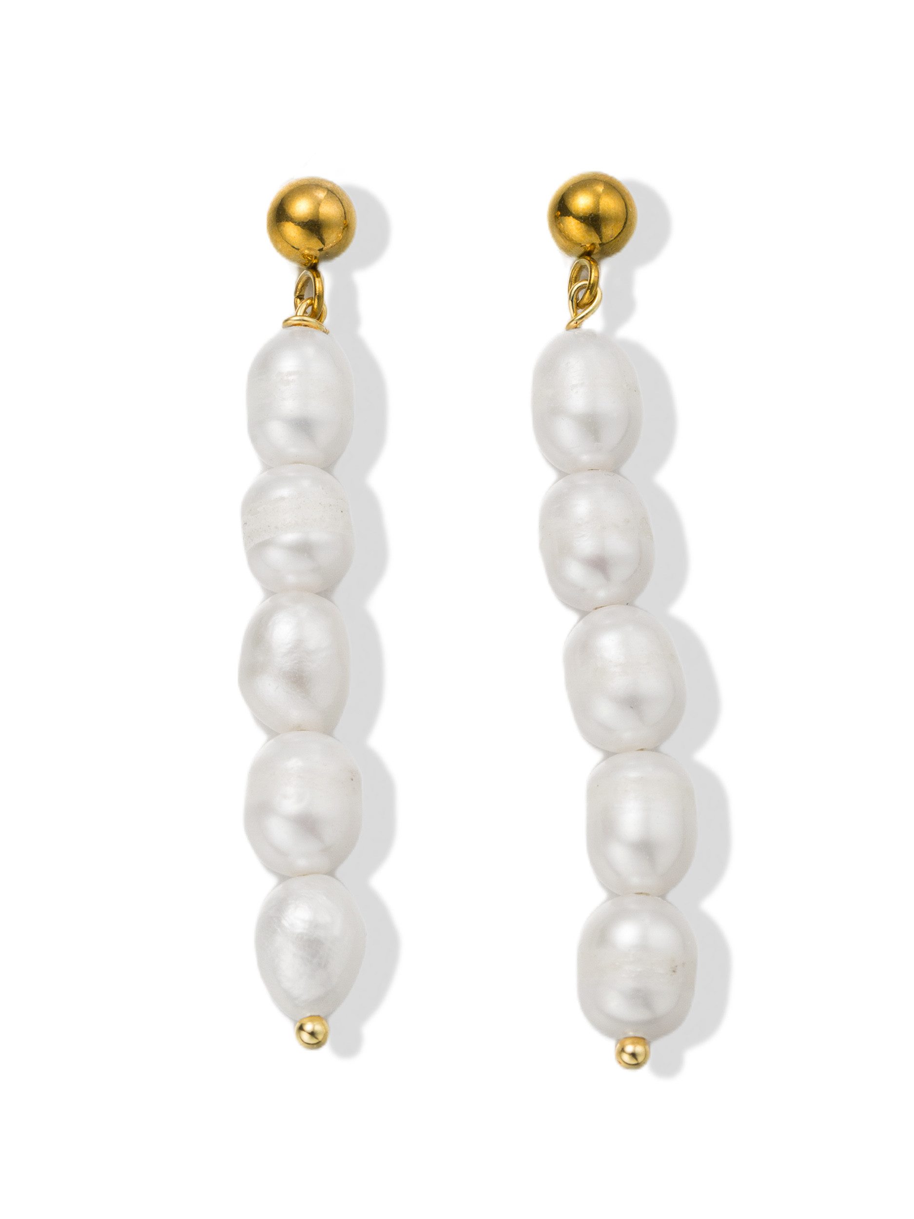 Aniston JEWELRY & WATCHES Paar Ohrstecker Schmuck Geschenk Edelstahl Ohrschmuck Ohrringe Perlen, Made in Germany - mit Süßwasserzuchtperle