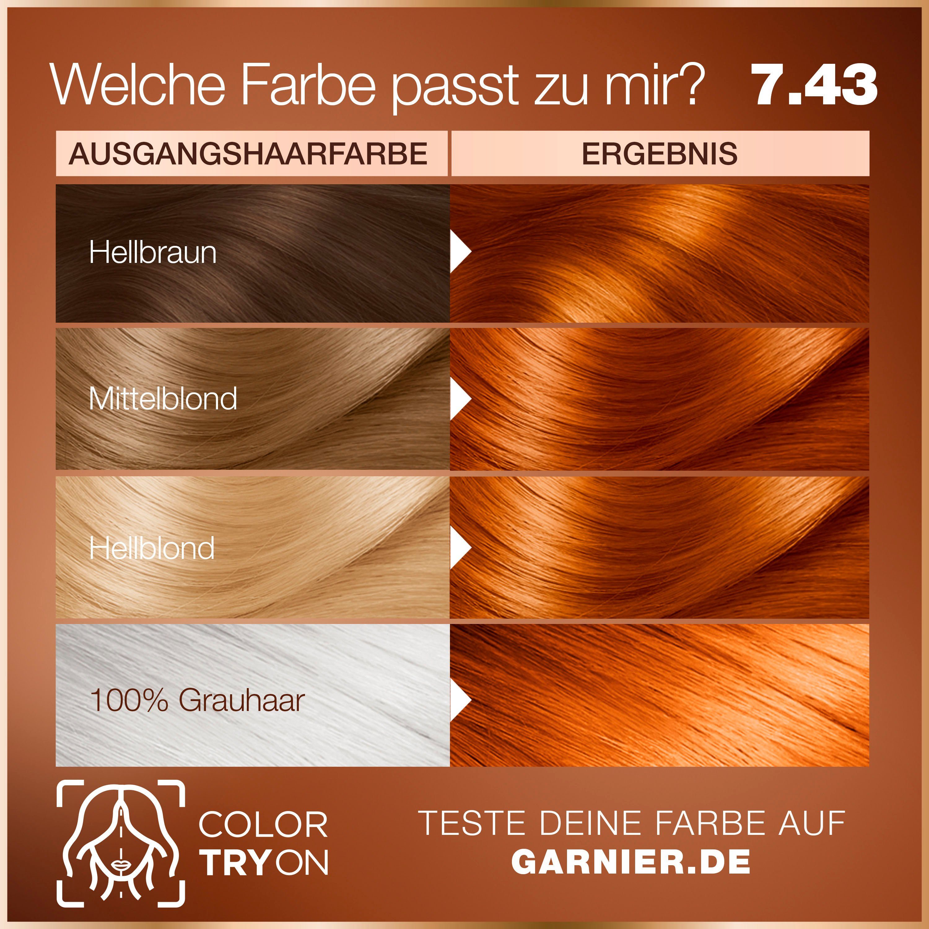 GARNIER Haarfarbe GARNIER GOOD, Set, langanhaltendes, natürlich aussehendes Farbergebnis