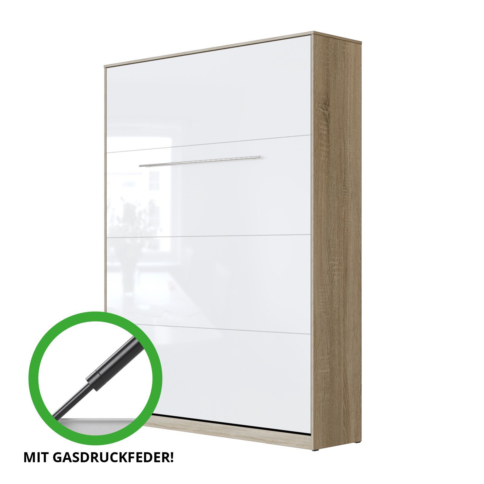 SMARTBett Schrankbett SMARTBett Standard 140x200 Vertikal/Hoch günstig online kaufen