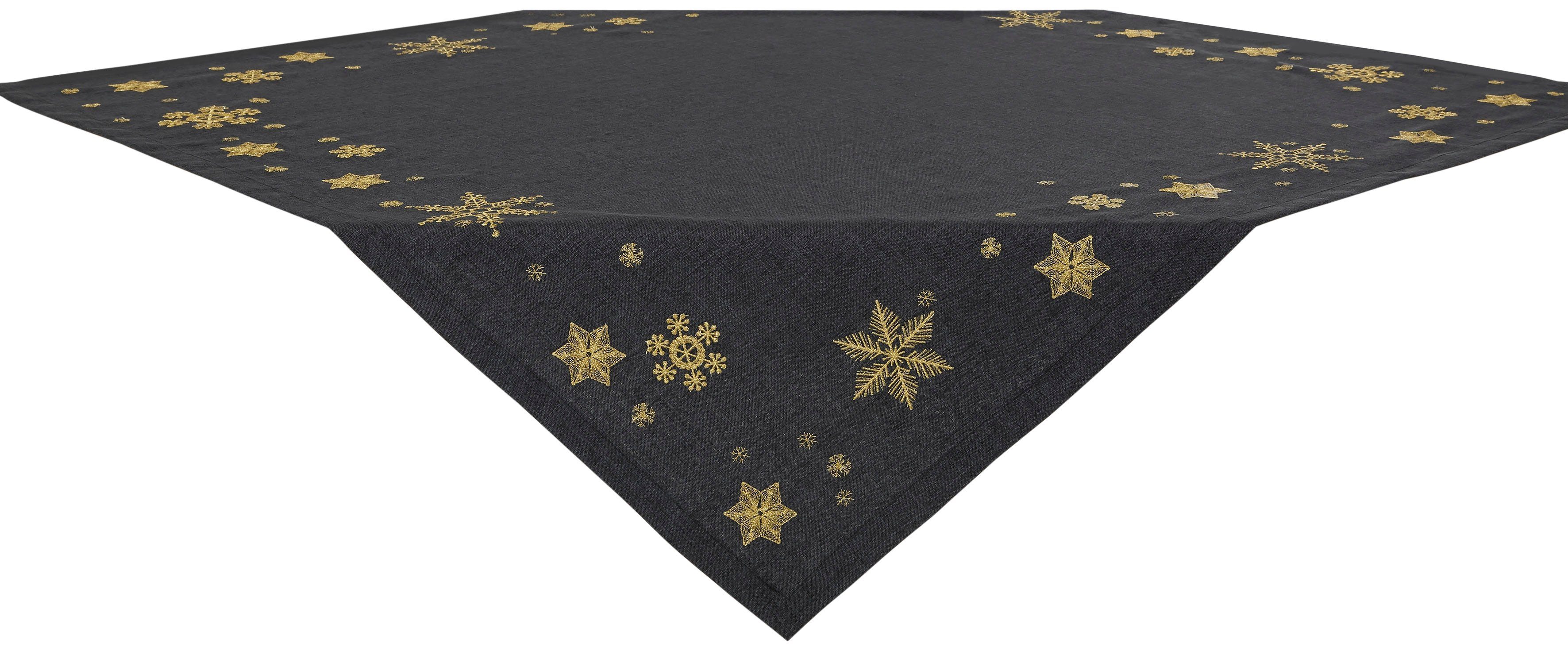 Mitteldecke Schneeflocke, Weihnachtsdeko