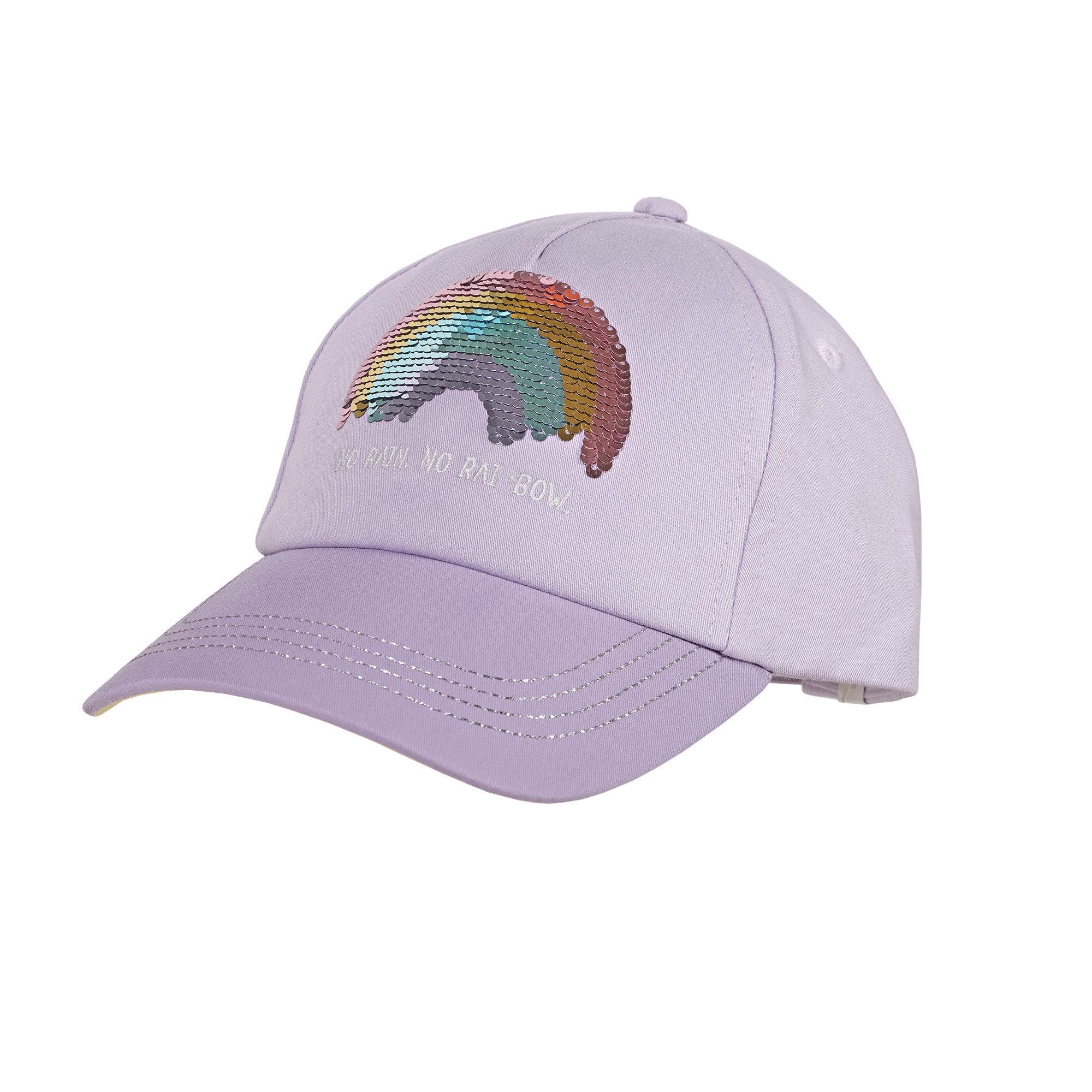 MAXIMO Baseball Cap KIDS GIRL-Cap Regenbogen Metallverschluß (1-St)