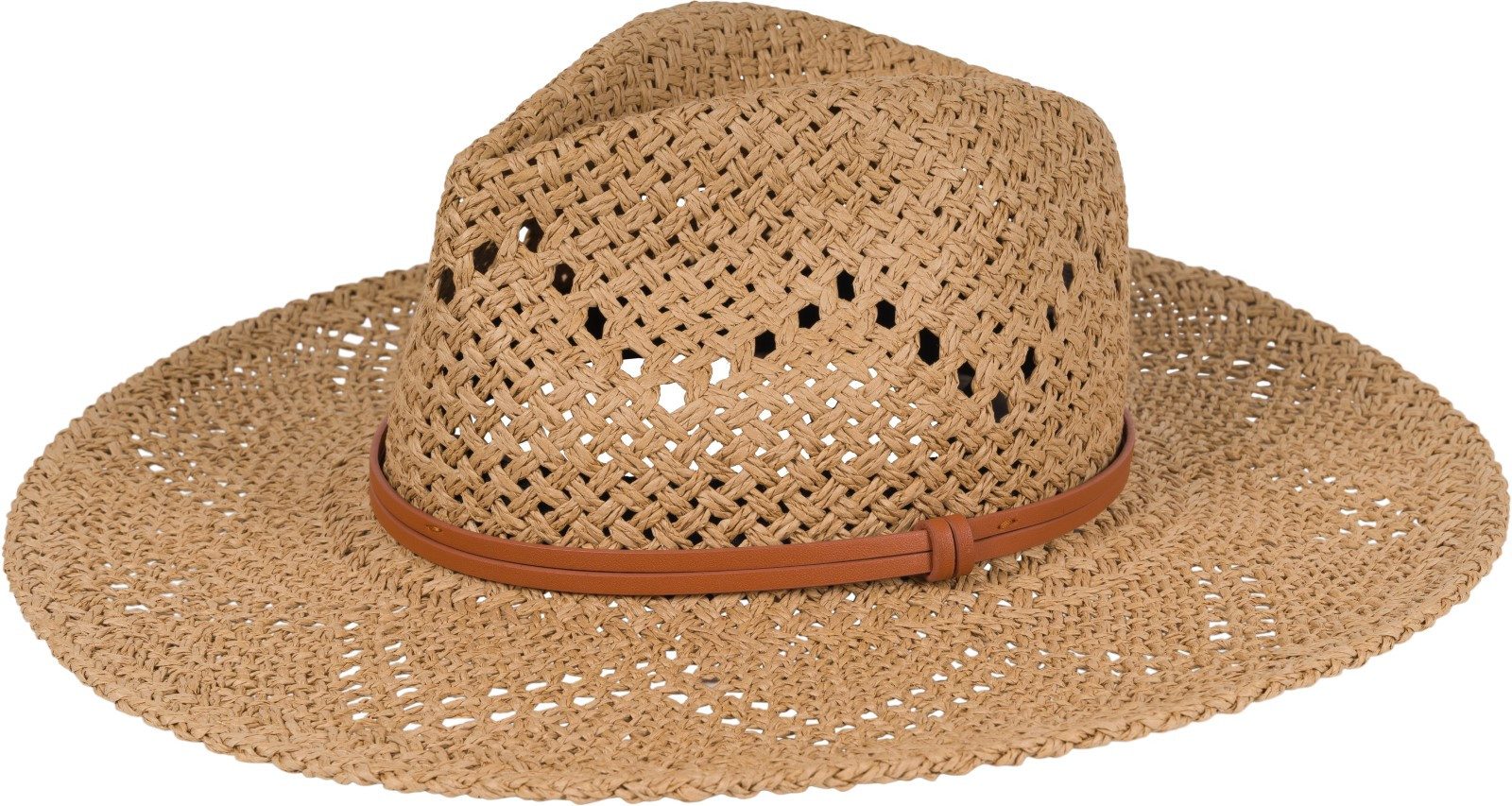 styleBREAKER Sonnenhut Panama Strohhut mit Stoff günstig online kaufen