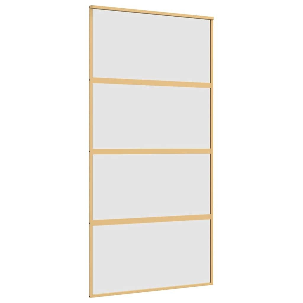 vidaXL Haustür Schiebetür Golden 102,5x205 cm günstig online kaufen