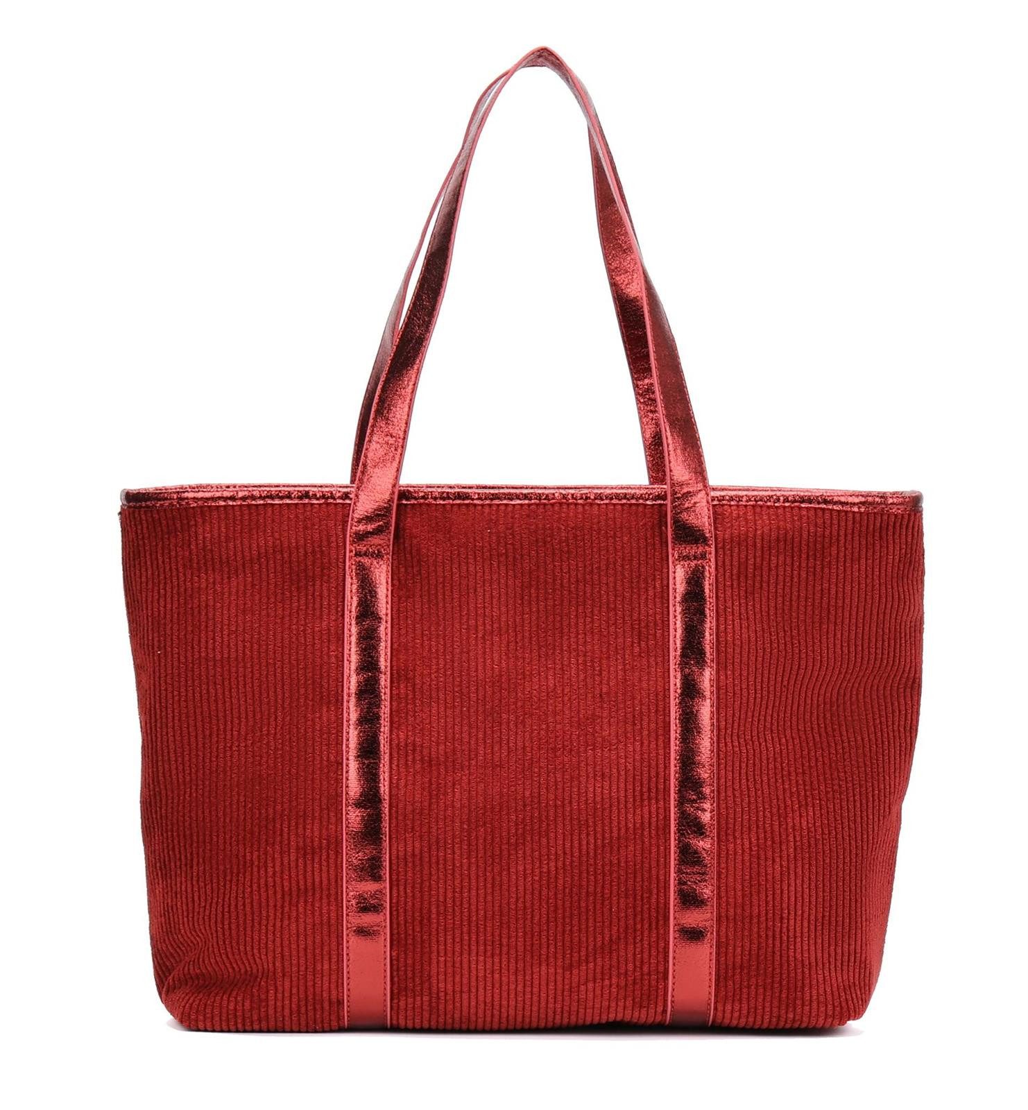 ITALYSHOP24 Schultertasche Damen Cordtasche Shopper Tote günstig online kaufen