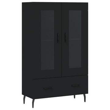 furnicato Sideboard Highboard Schwarz 69,5x31x115 cm Holzwerkstoff