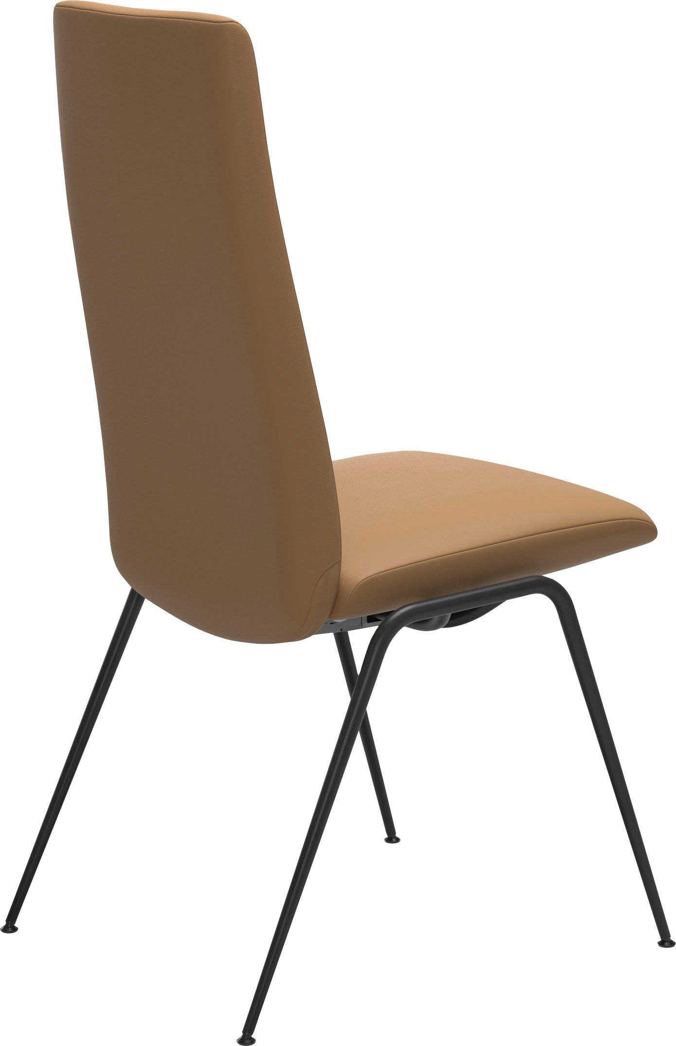 Stressless® Polsterstuhl High Beinen Stahl Back, aus matt mit Schwarz in Größe Laurel, M