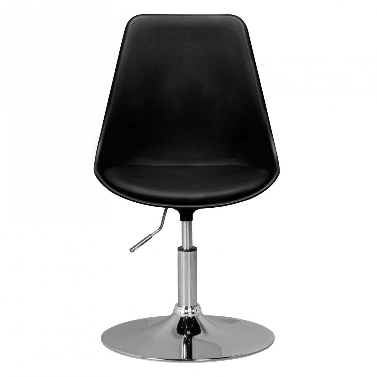 Amstyle Drehstuhl SPM2.004 (Drehsessel Kunstleder Esszimmerstuhl Schwarz), günstig online kaufen