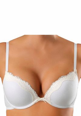 petite fleur Push-up-BH (Packung, 2 Stück) mit Bügel und feinem Spitzenband