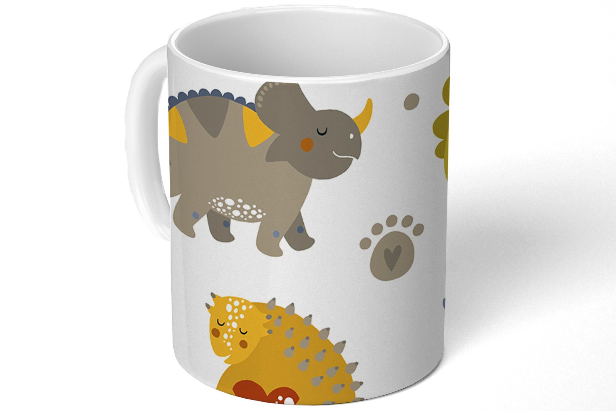 - Design Teetasse, - MuchoWow - Tasse Geschenk Teetasse, Keramik, Mädchen Dinosaurier Kinder, Becher, Kaffeetassen, - - Jungen Kinder