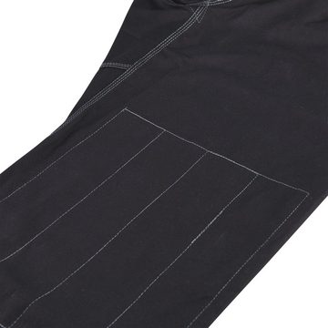 BAY-Sports Sporthose Kampfsporthose Defense SV Krav Maga Judo BJJ SV Self Ju Jutsu 100 % Baumwolle, vestärkter Kniebereich, 12 Unzen, schwere Qualität