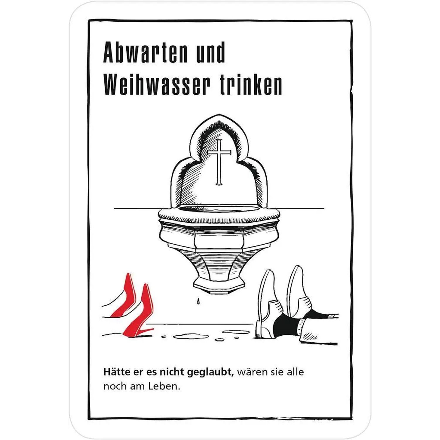 Moses. Verlag Spiel black stories Holy Shit!