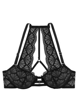 LASCANA Push-up-BH Sienna mit dekorativem Spitzenrücken, sexy Dessous