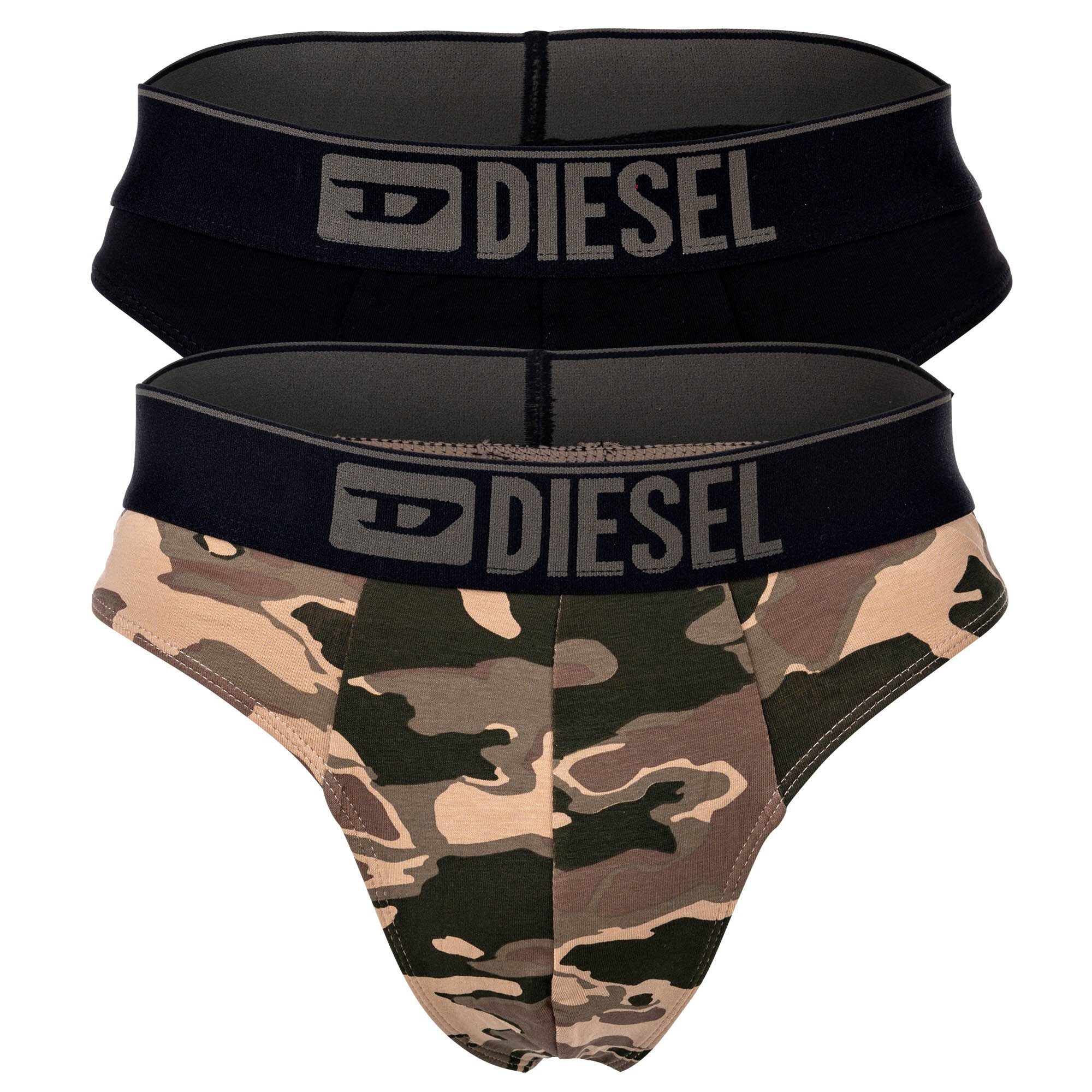 Diesel Tanga Herren Tanga, 2er Pack - UMBR-STRINGTWOPACK