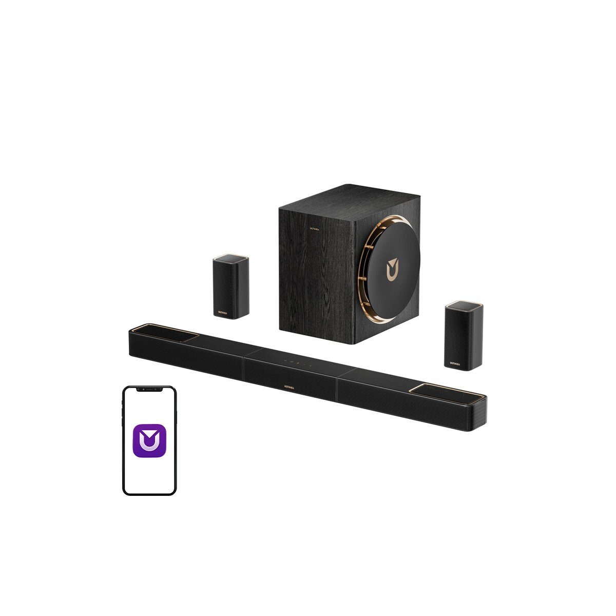 Ultimea Ultimea Skywave X50 5.1.4 Soundbar Bluetooth TV Soundbar