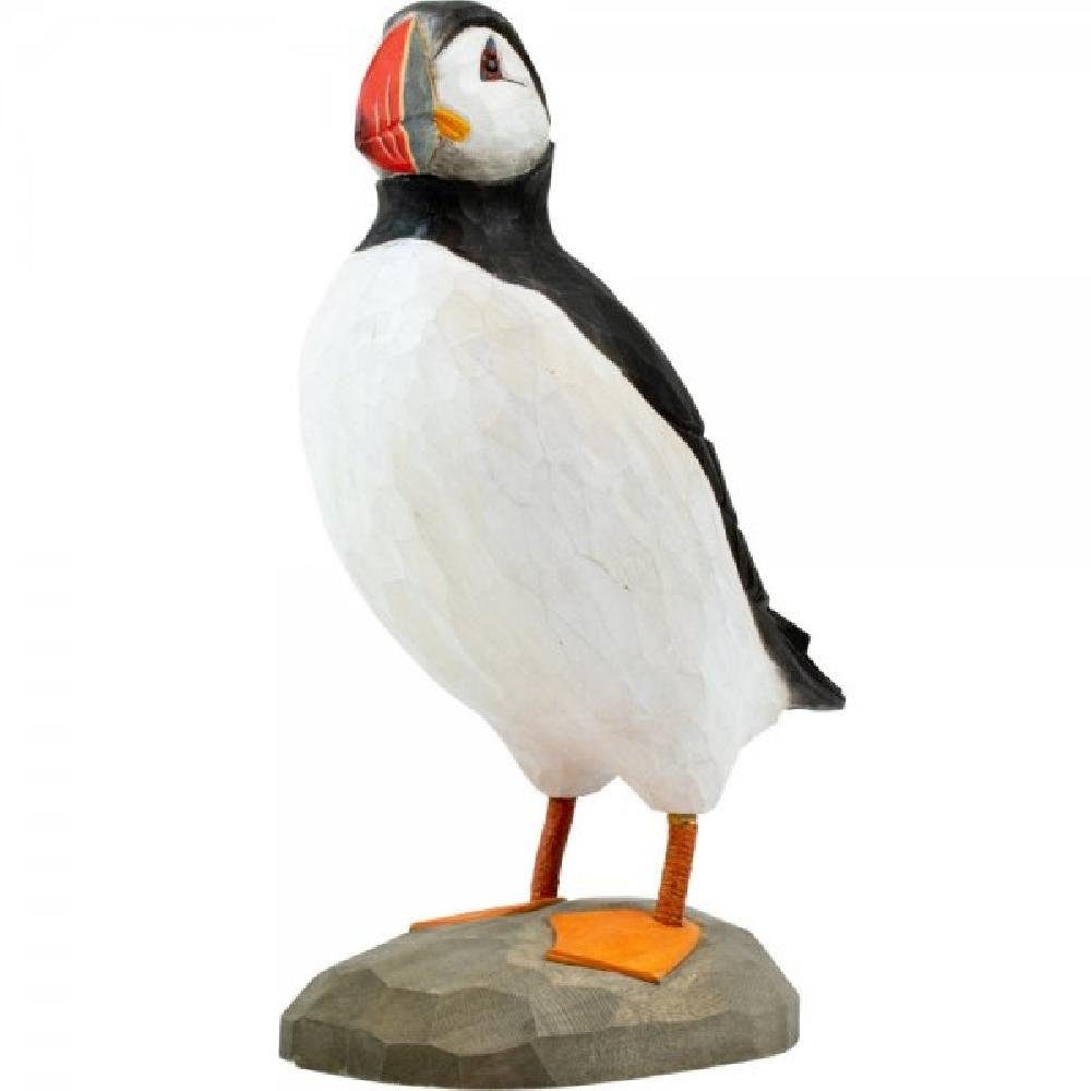 Skulptur Dekovogel DecoBird Papageitaucher Schwarz