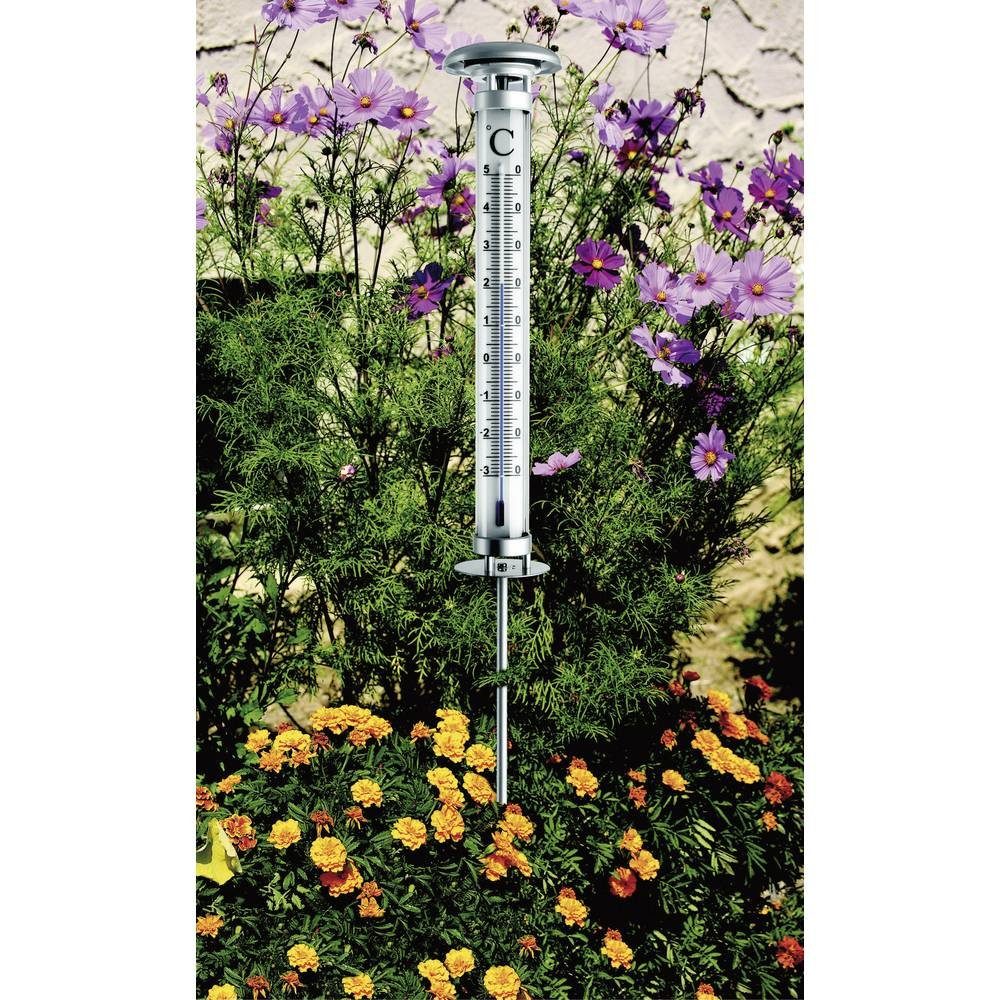TFA Dostmann Hygrometer Solar-Garten-Thermometer